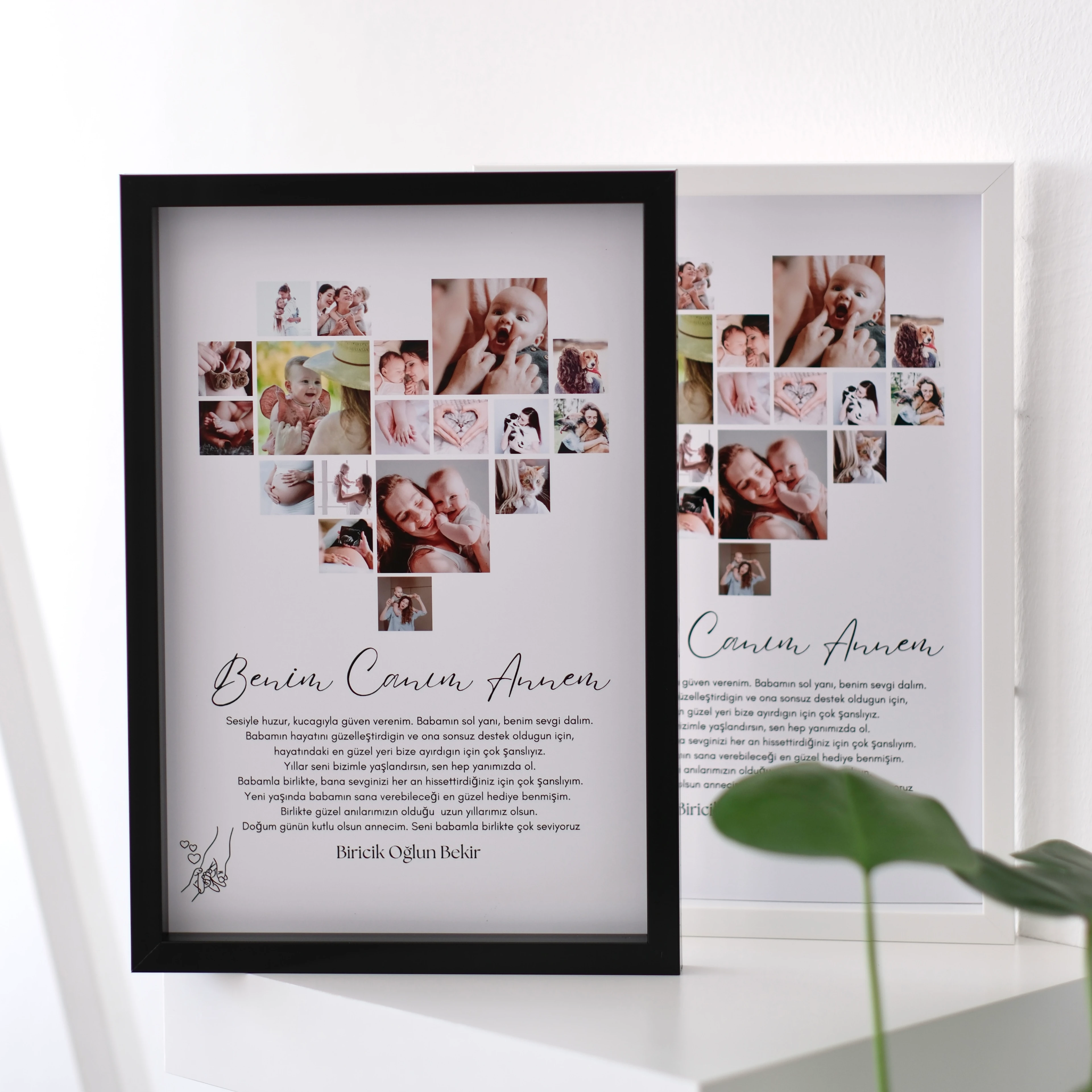 Benim Canım Annem Fotoğraflı 20x30 Yapışan Çerçeve