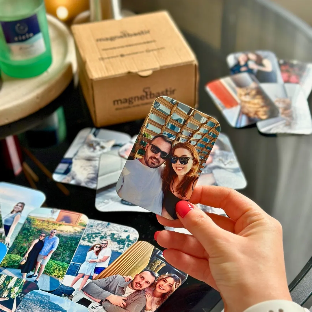 Fotoğraf Baskılı Buzdolabı Magneti Foto Magnet 6x9cm