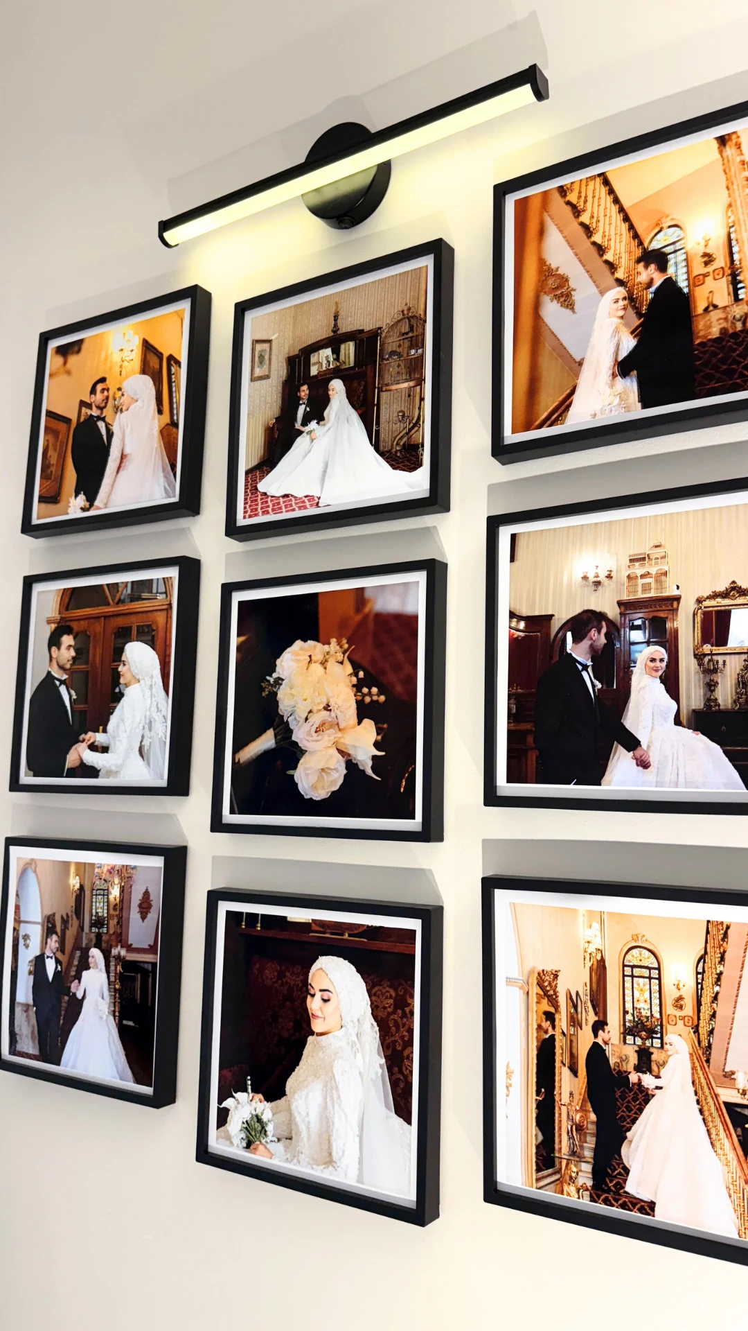 Yapışan Kare Çerçeve Aplik Hediye 20x20cm