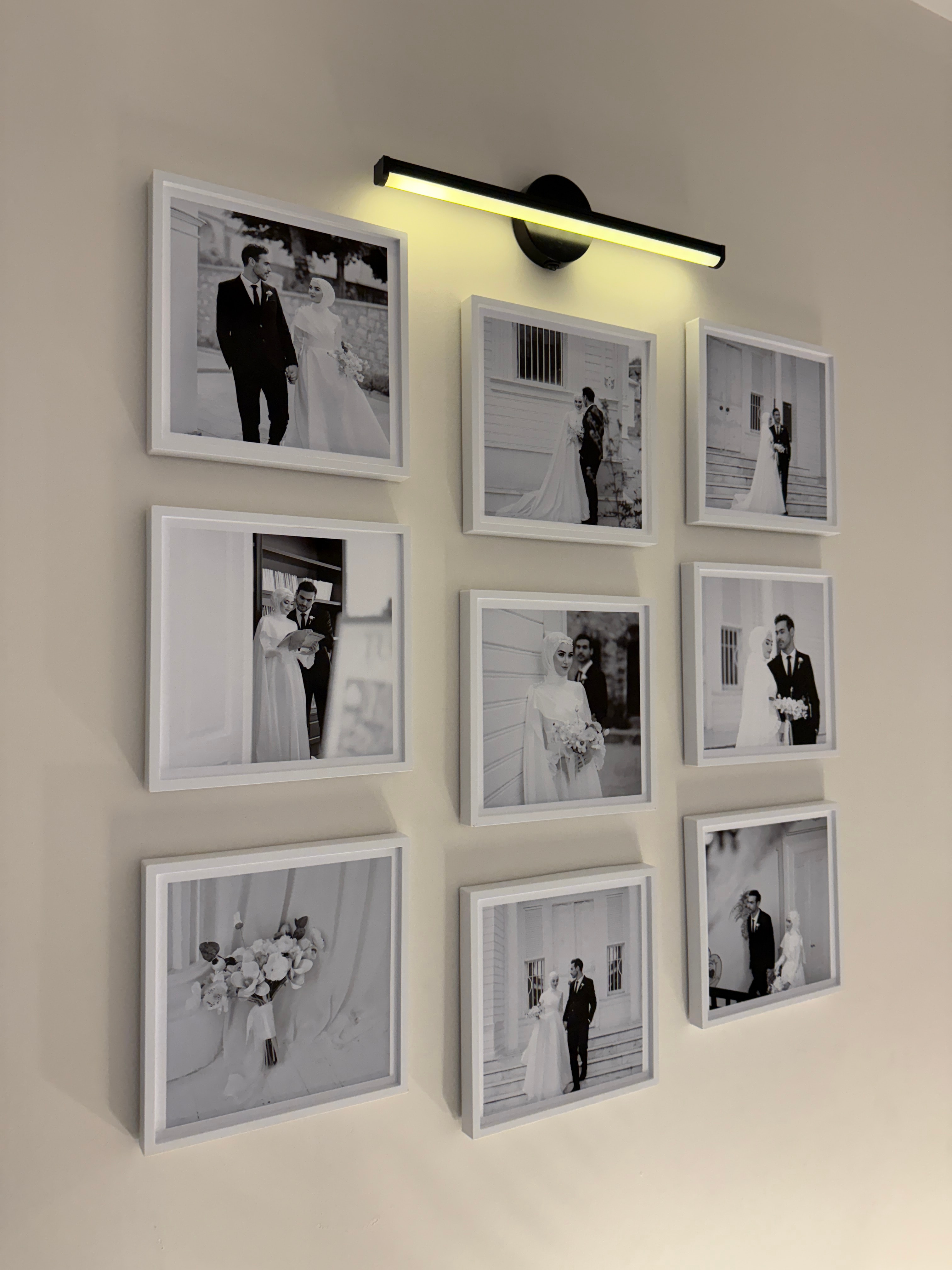 Yapışan Kare Çerçeve Aplik Hediye 20x20cm