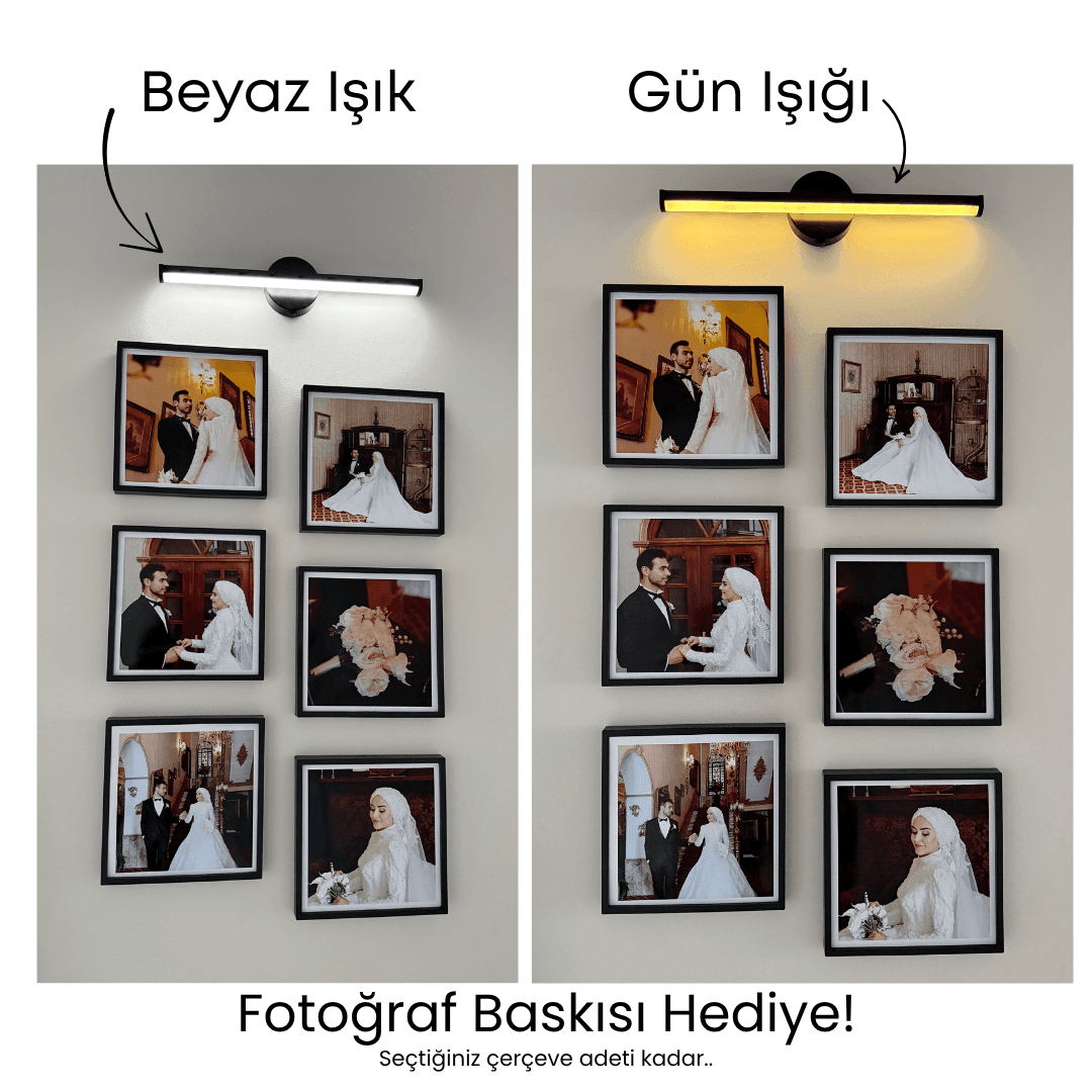 Yapışan Kare Çerçeve Aplik Hediye 20x20cm