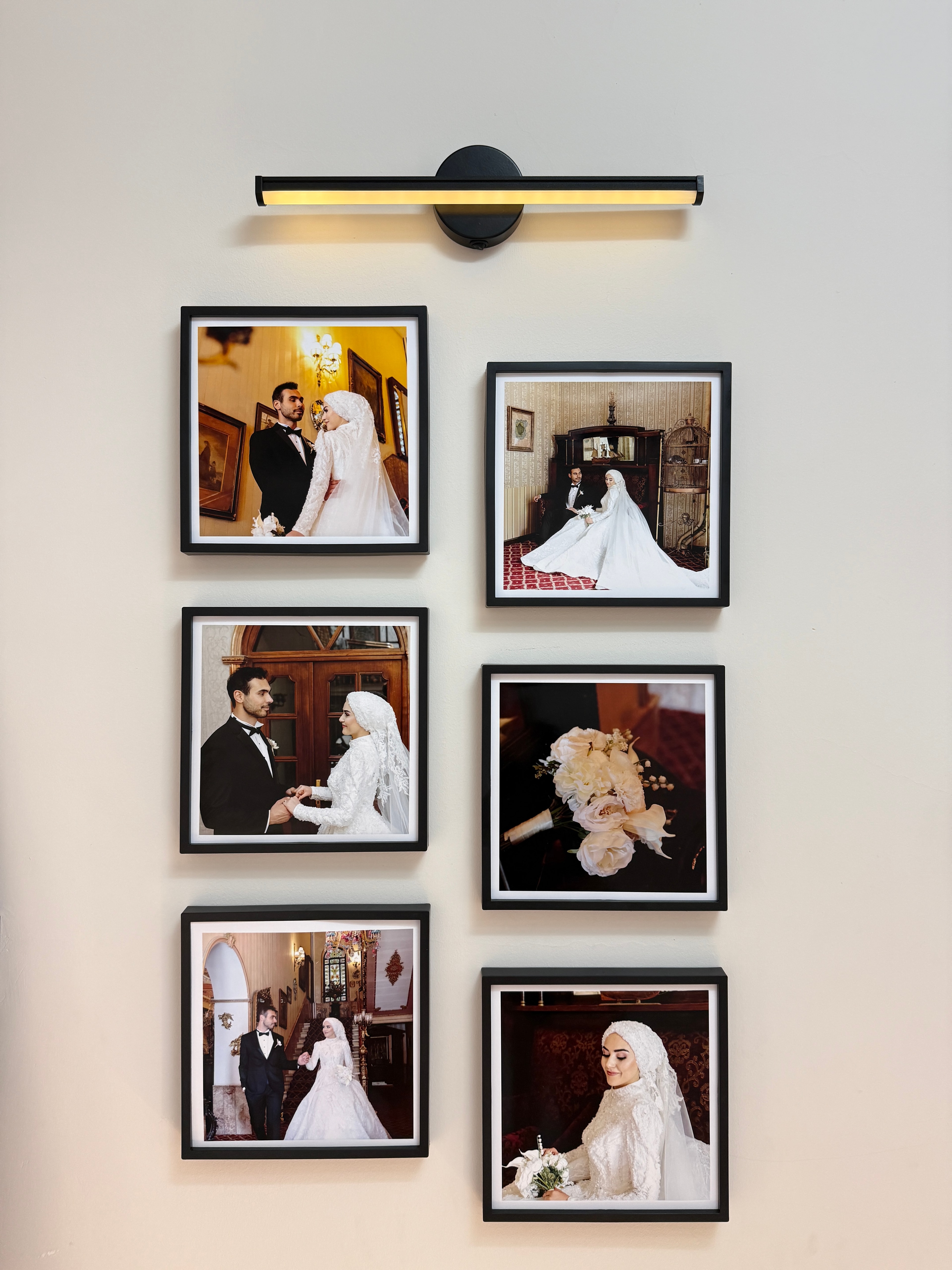 Yapışan Kare Çerçeve Aplik Hediye 20x20cm