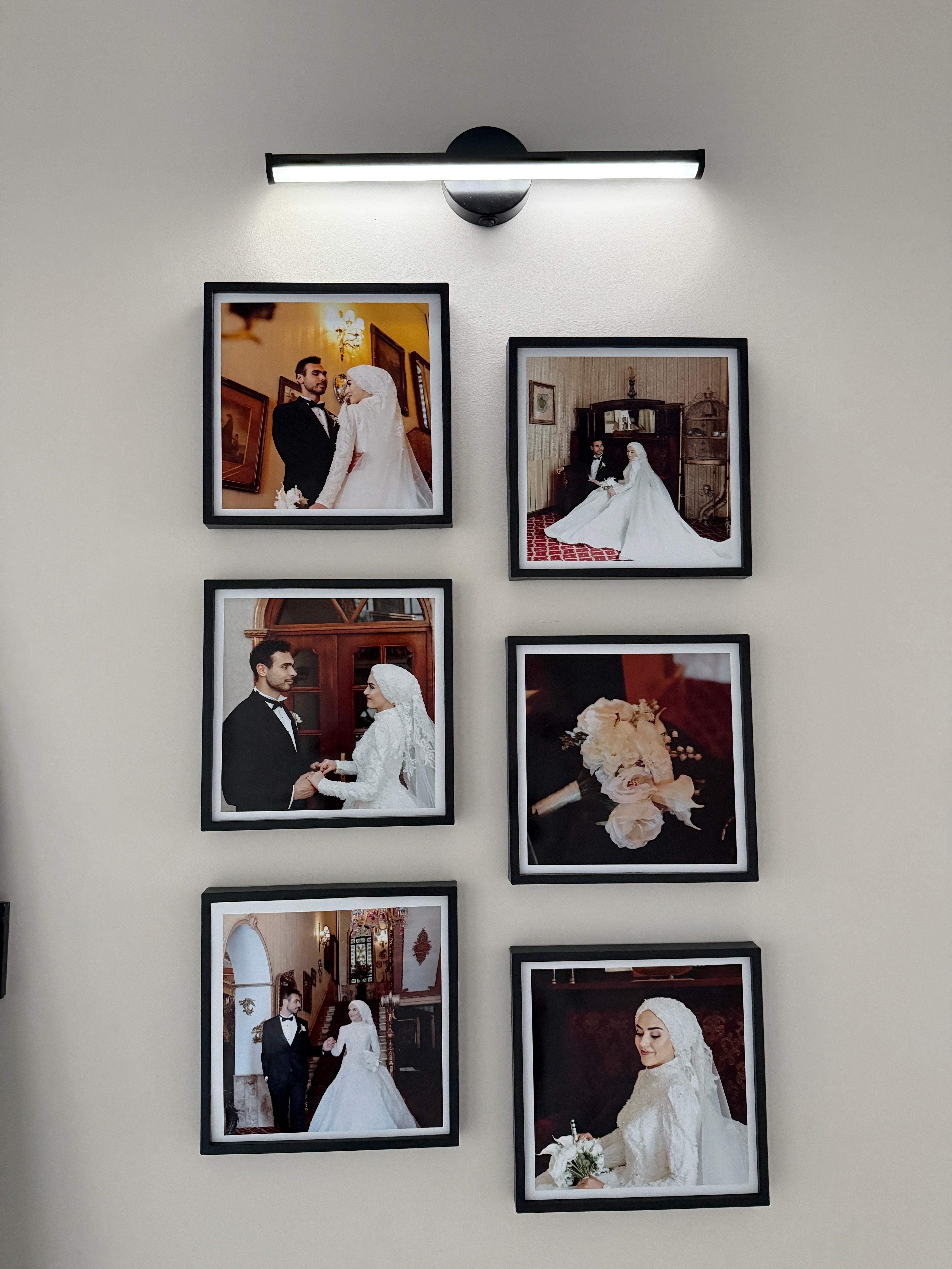 Yapışan Kare Çerçeve Aplik Hediye 20x20cm