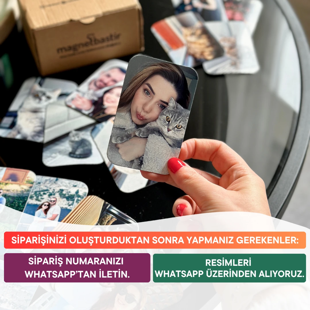 Fotoğraf Baskılı Buzdolabı Magneti Foto Magnet 6x9cm