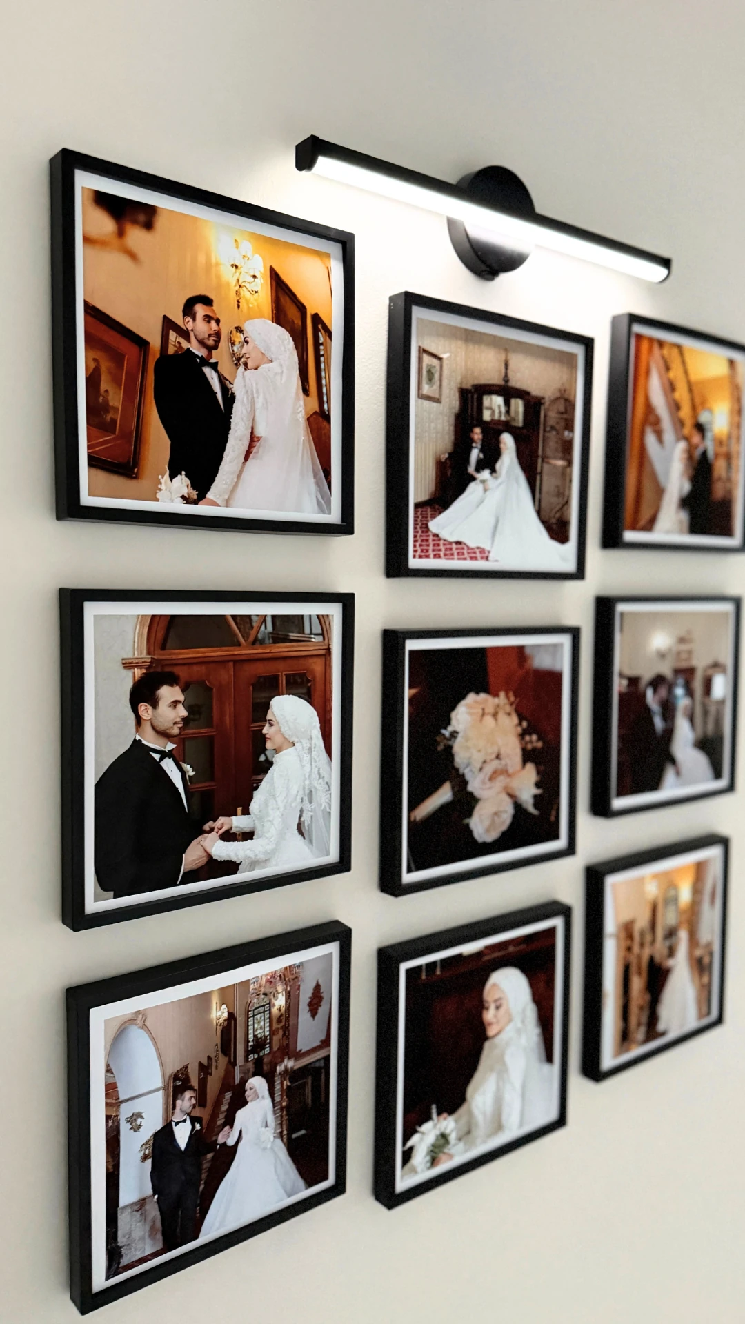 Yapışan Kare Çerçeve Aplik Hediye 20x20cm