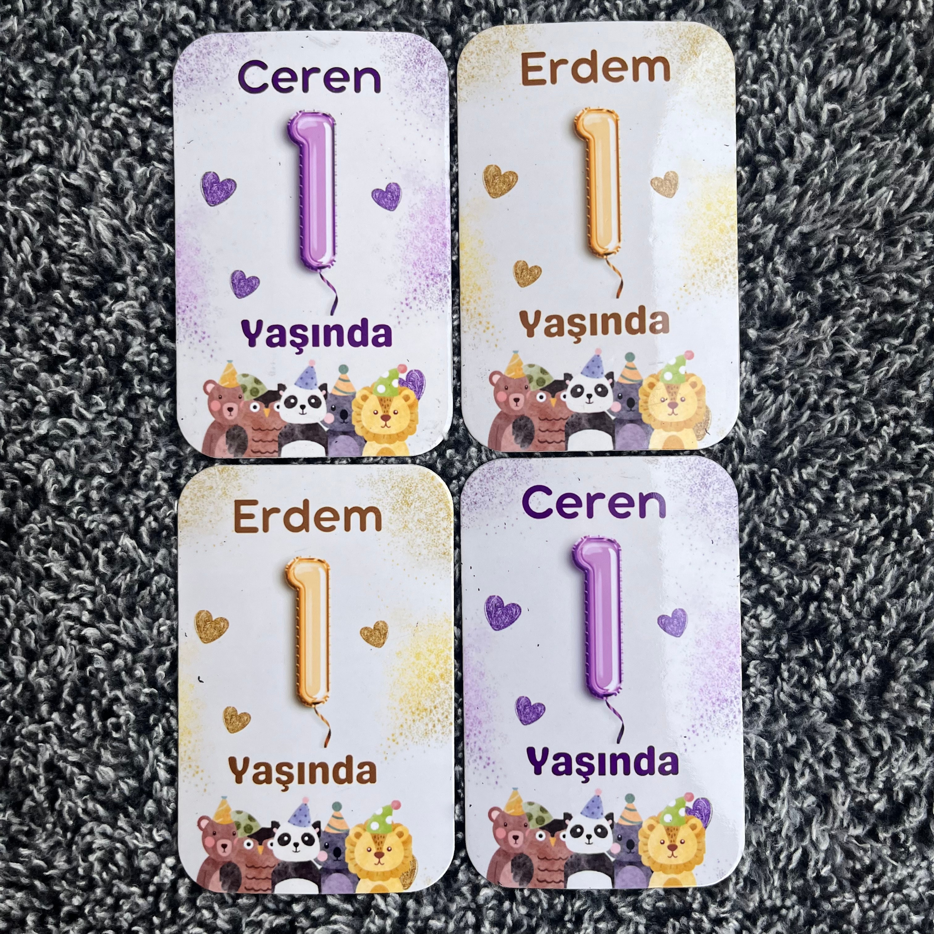 Tasarımlı Yaş Mangeti