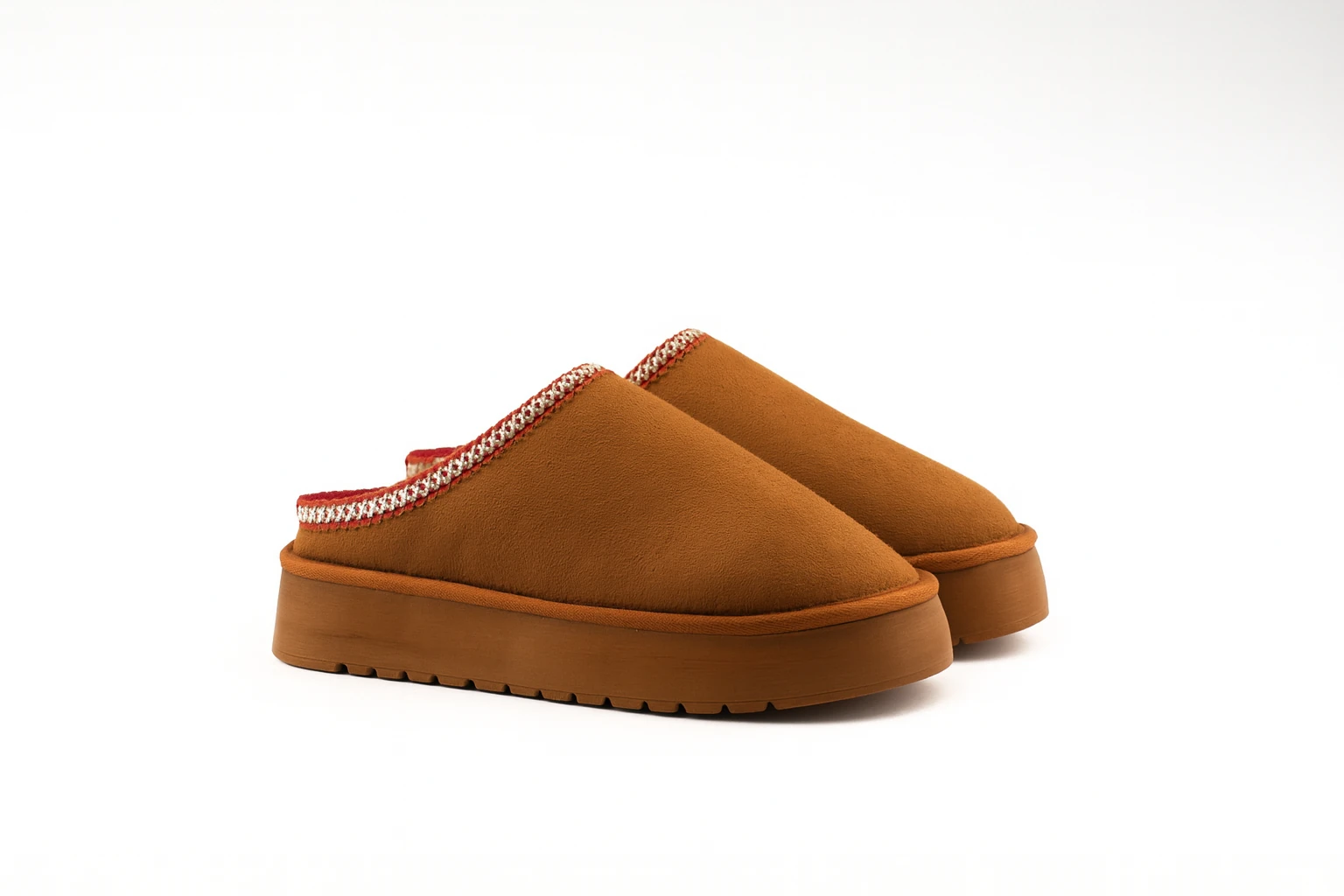 Kadın Camel İçi Kürklü Kışlık Terlik Bot & Bootie