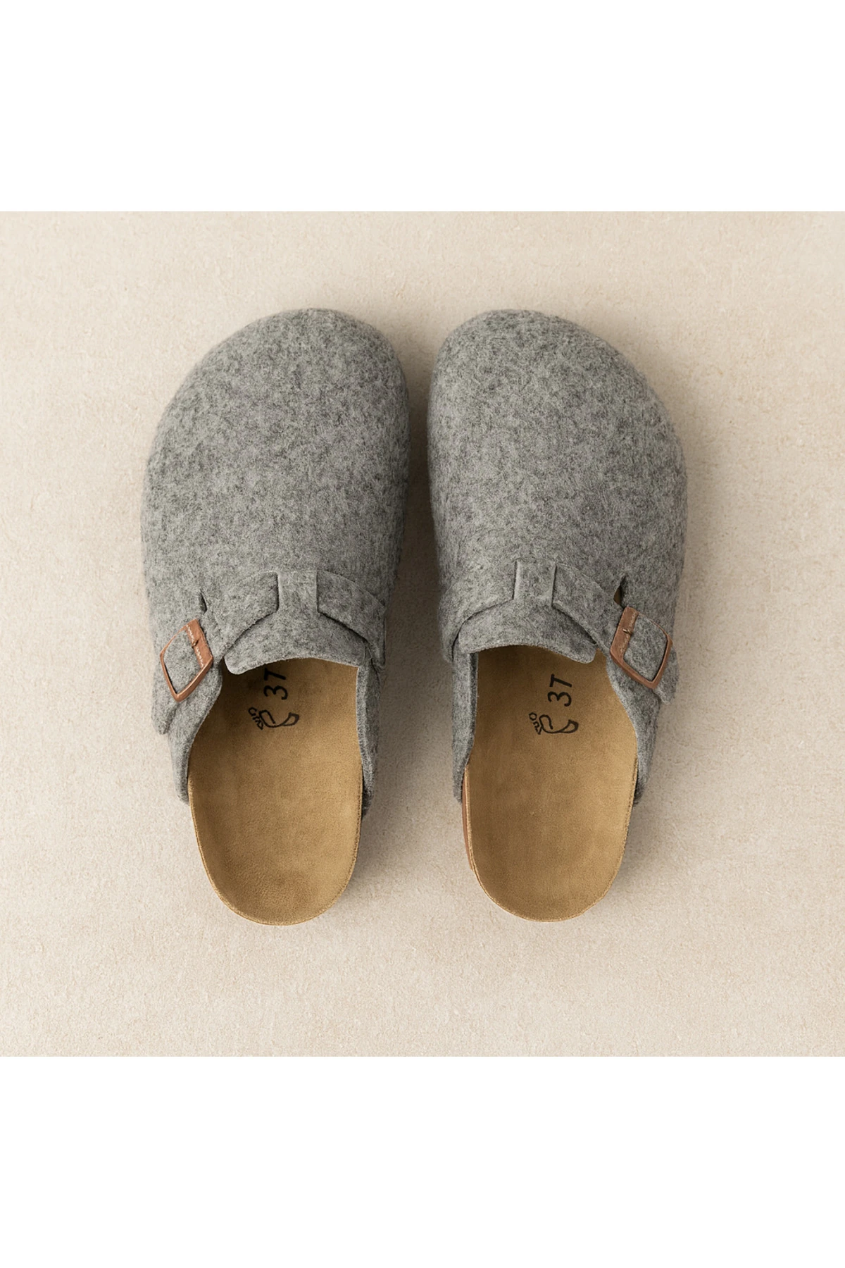 Kadın Mantar Taban Keçeli Terlik