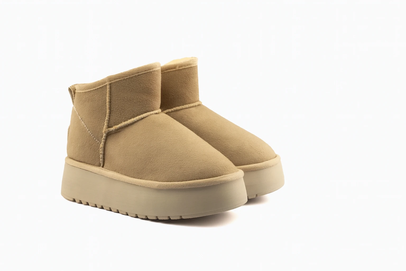 Kadın Kürklü Bej Teddy Bot