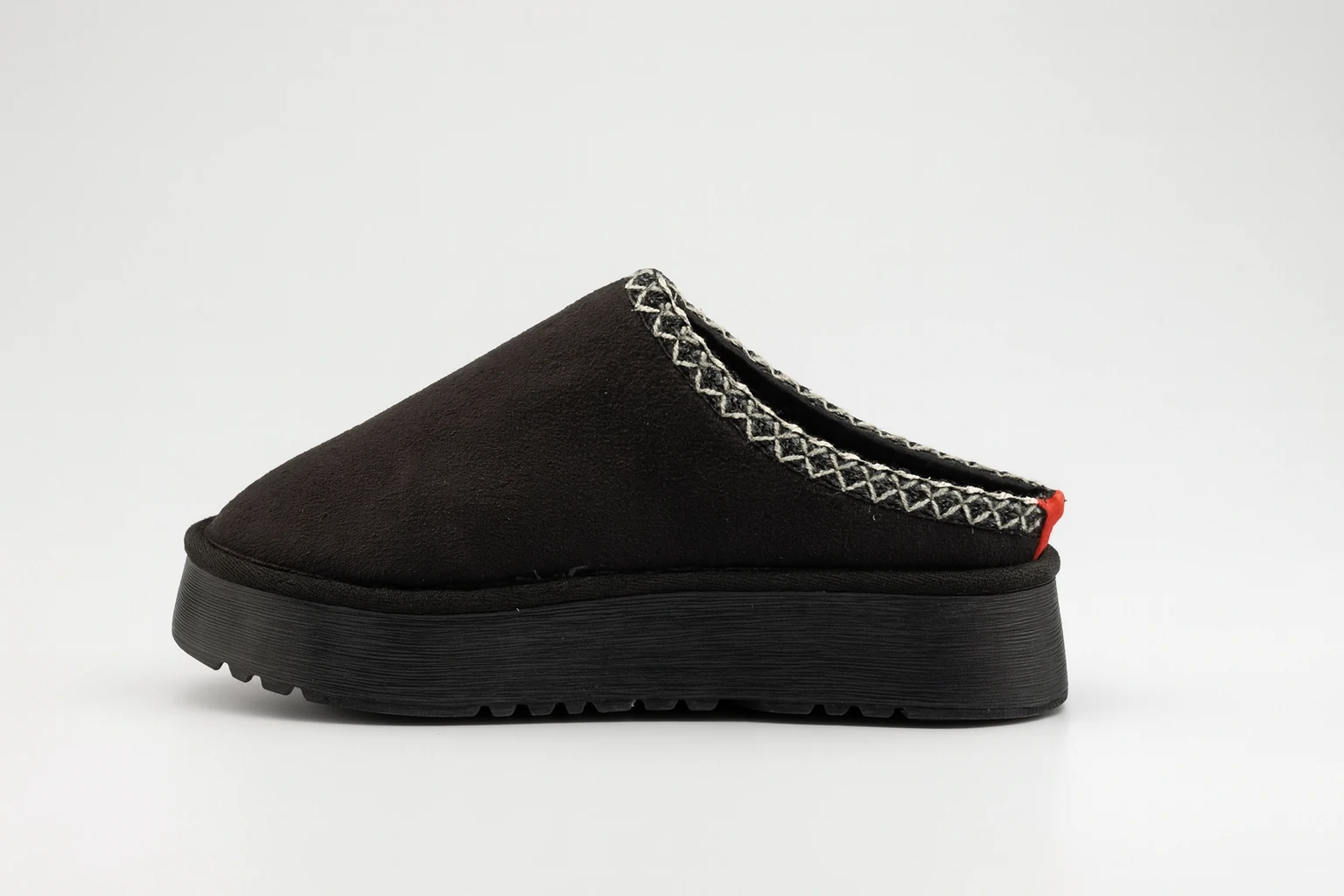 Kadın Siyah İçi Kürklü Kışlık Terlik Bot & Bootie