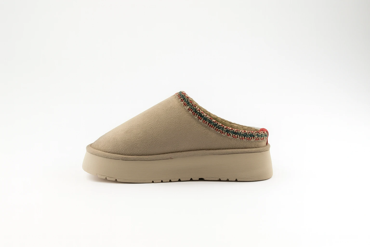 Kadın Bej İçi Kürklü Kışlık Terlik Bot & Bootie