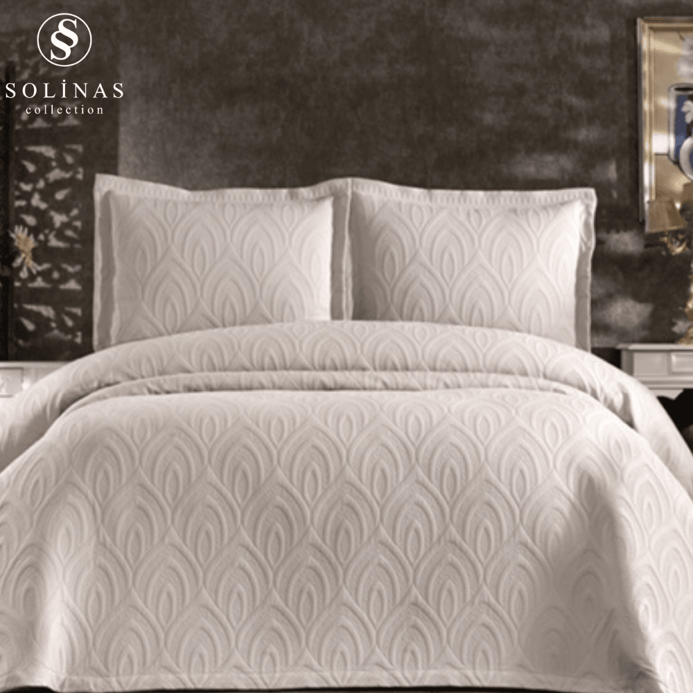 Soldi Perla Cappucino Double Bedspread