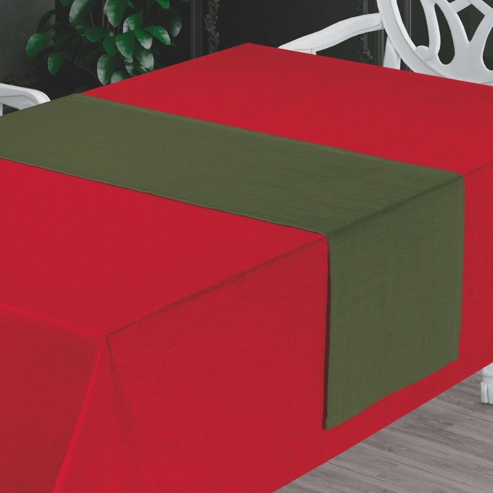 Solinas Collection Mila Gardenya Kumaş Masa Örtüsü ve Runner