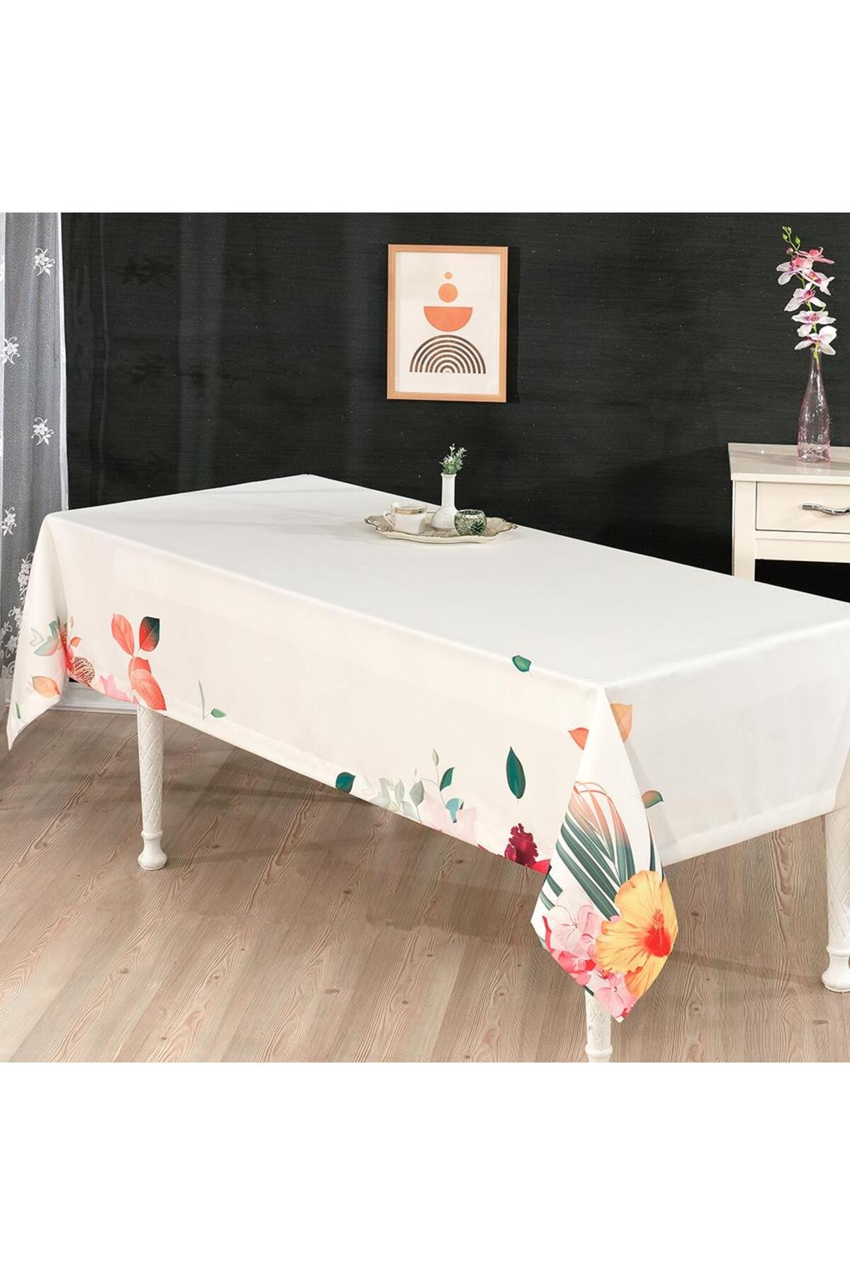 Digital Printed Bella Cream Tablecloth