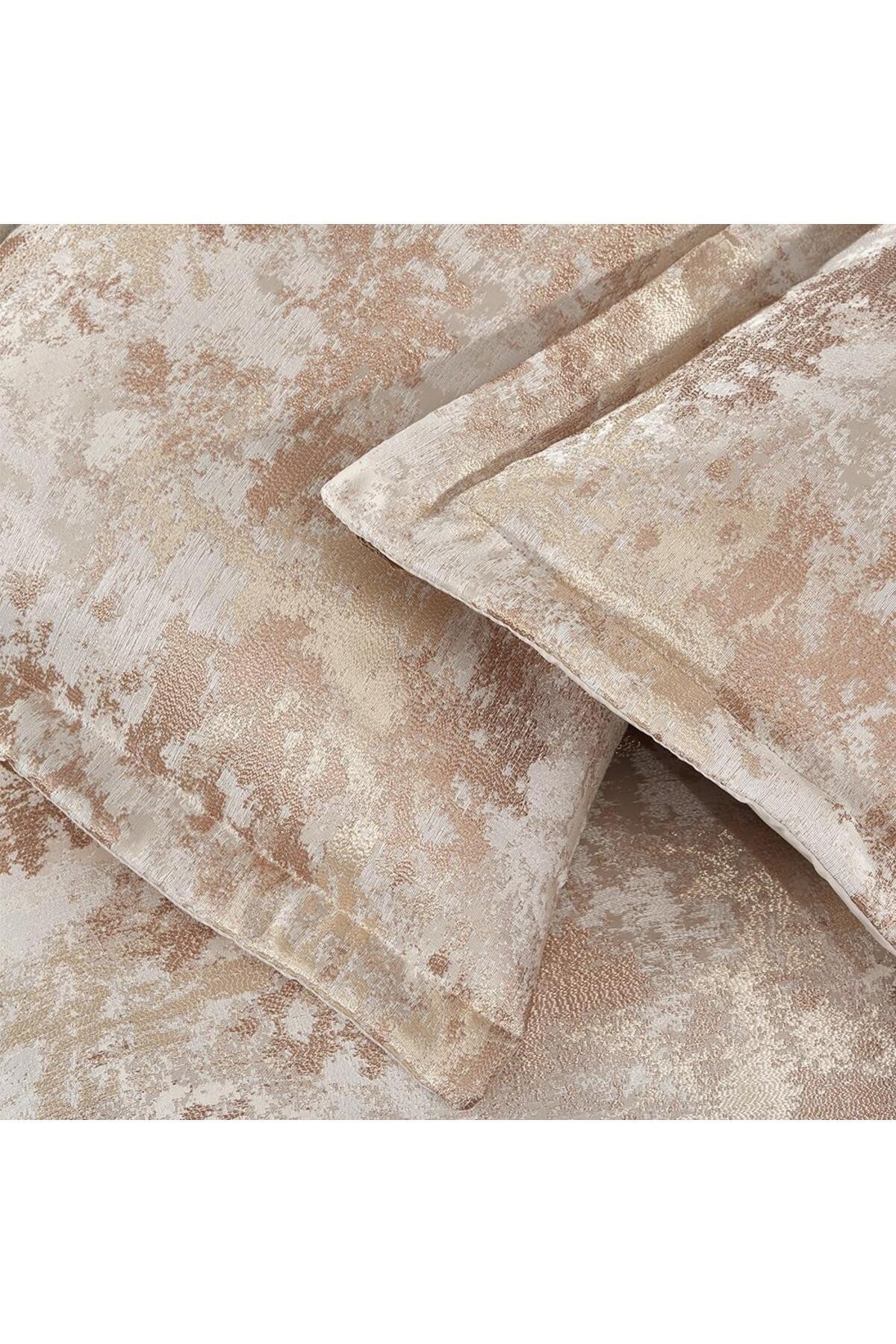 Elegante Viviana Cream-Gold Double Dowry Bedspread