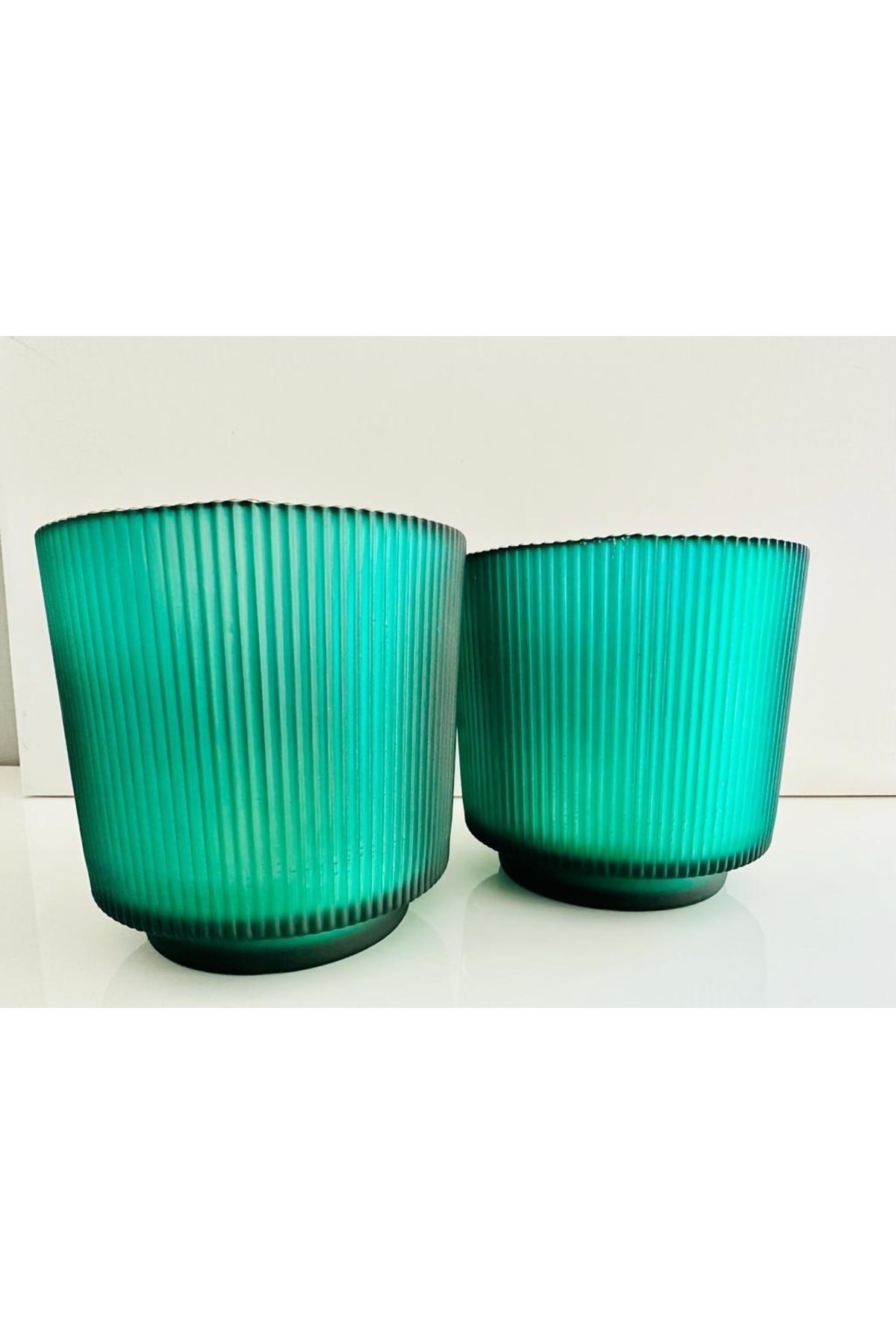 Glass Vase Candle - Patchouli Green