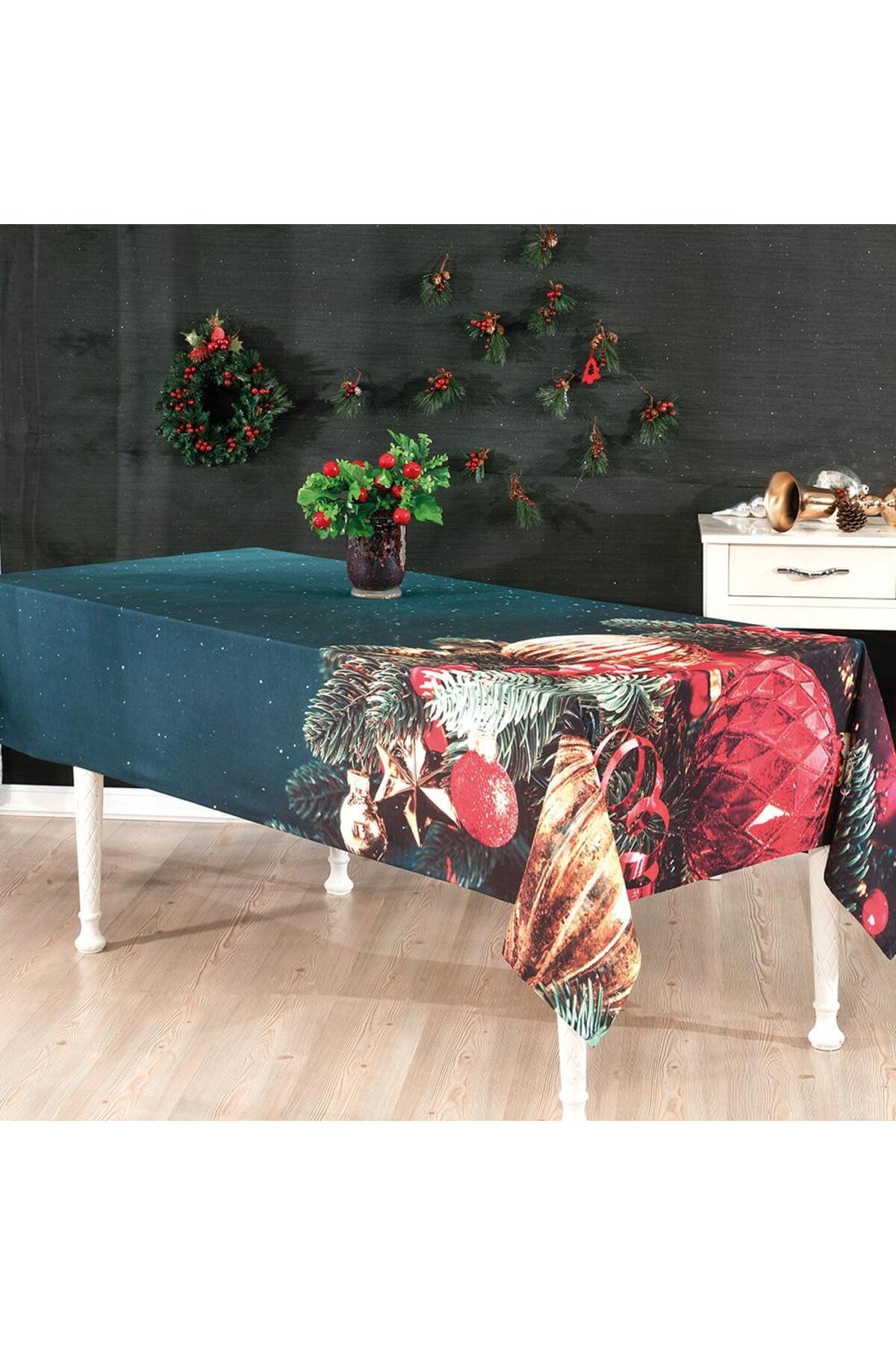 Digital Printed Brilla Green Tablecloth