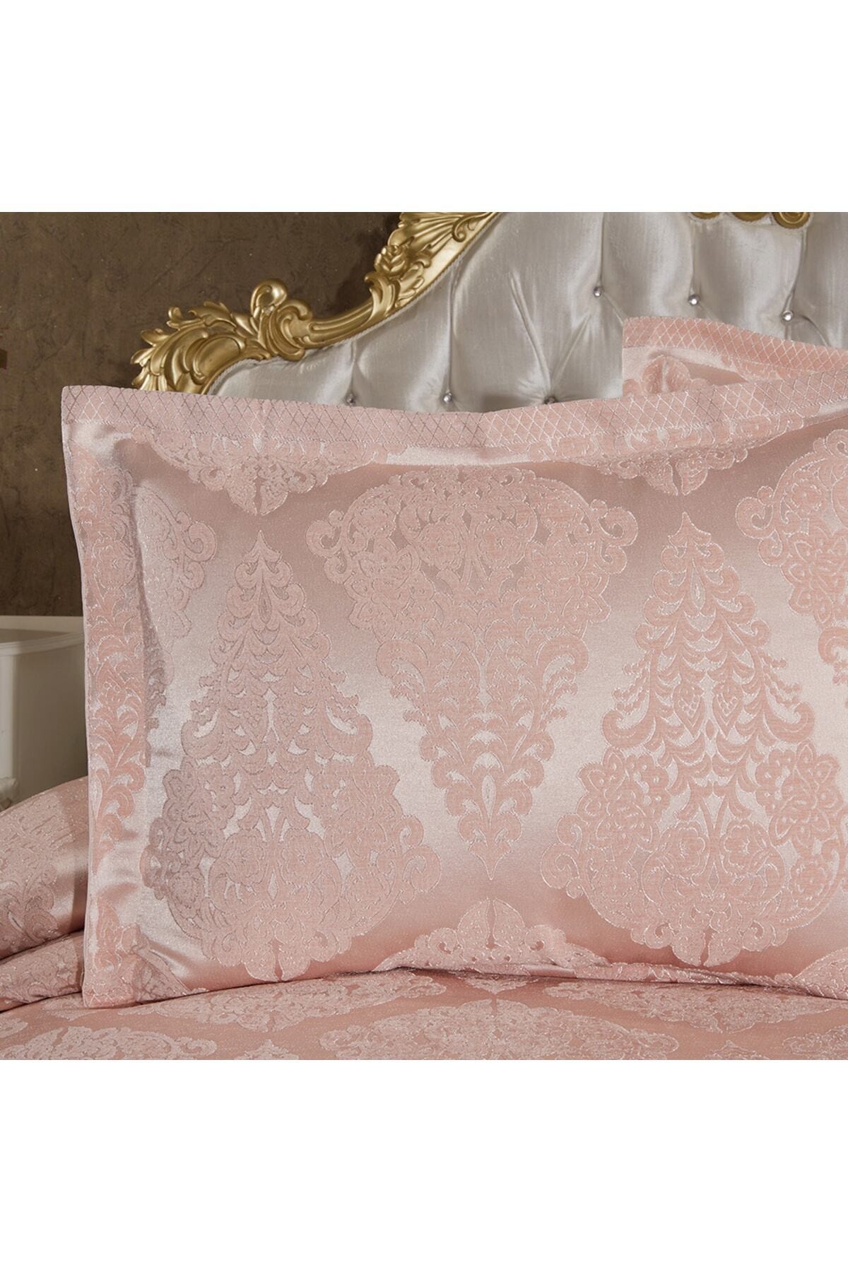 Classy Pudra Çift Kişilik Şönil Pike Yatak Örtüsü