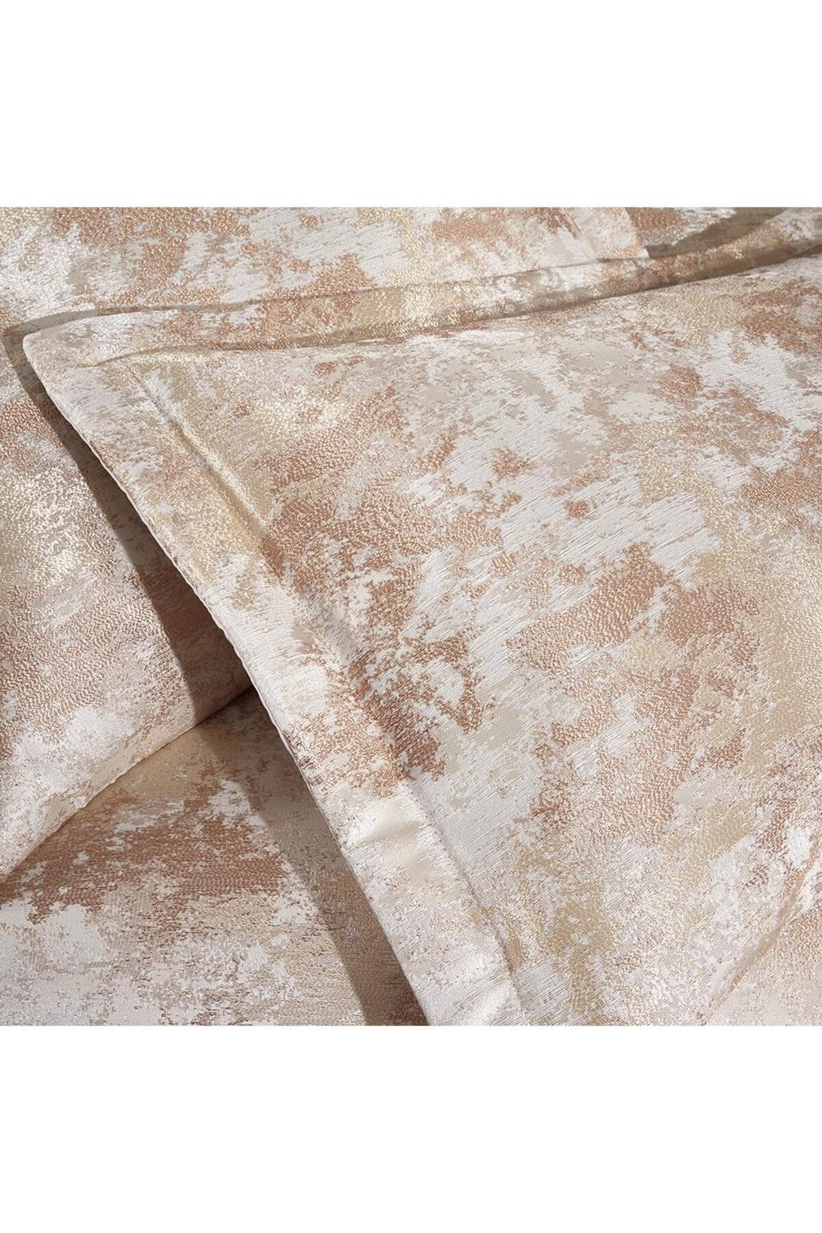 Elegante Viviana Cream-Gold Double Dowry Bedspread