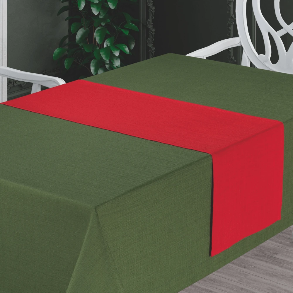 Solinas Collection Mila Gardenya Kumaş Masa Örtüsü ve Runner