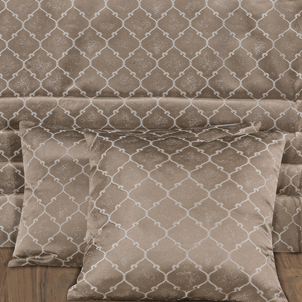 Solinas Collection Victoria Kahve Çeyizlik Çift Kişilik Yatak Örtüsü