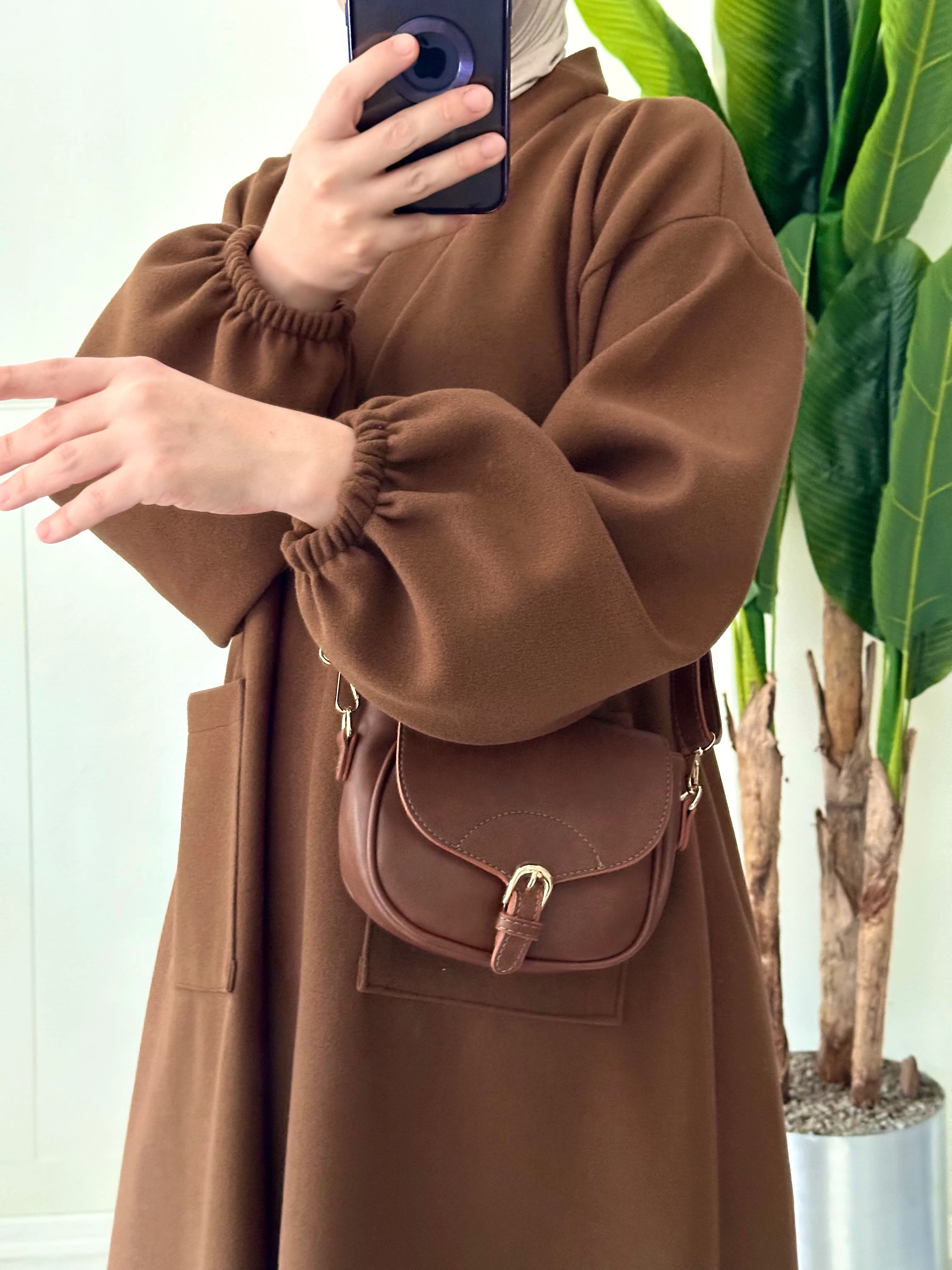 Elmina kaban (kahve)