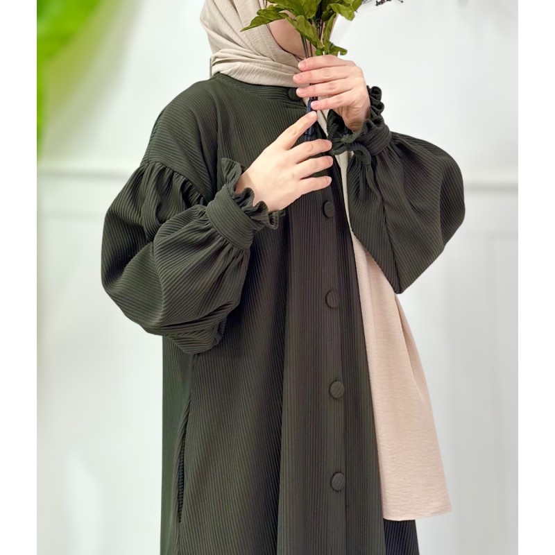 AHU FİTİLLİ FERACE (haki)