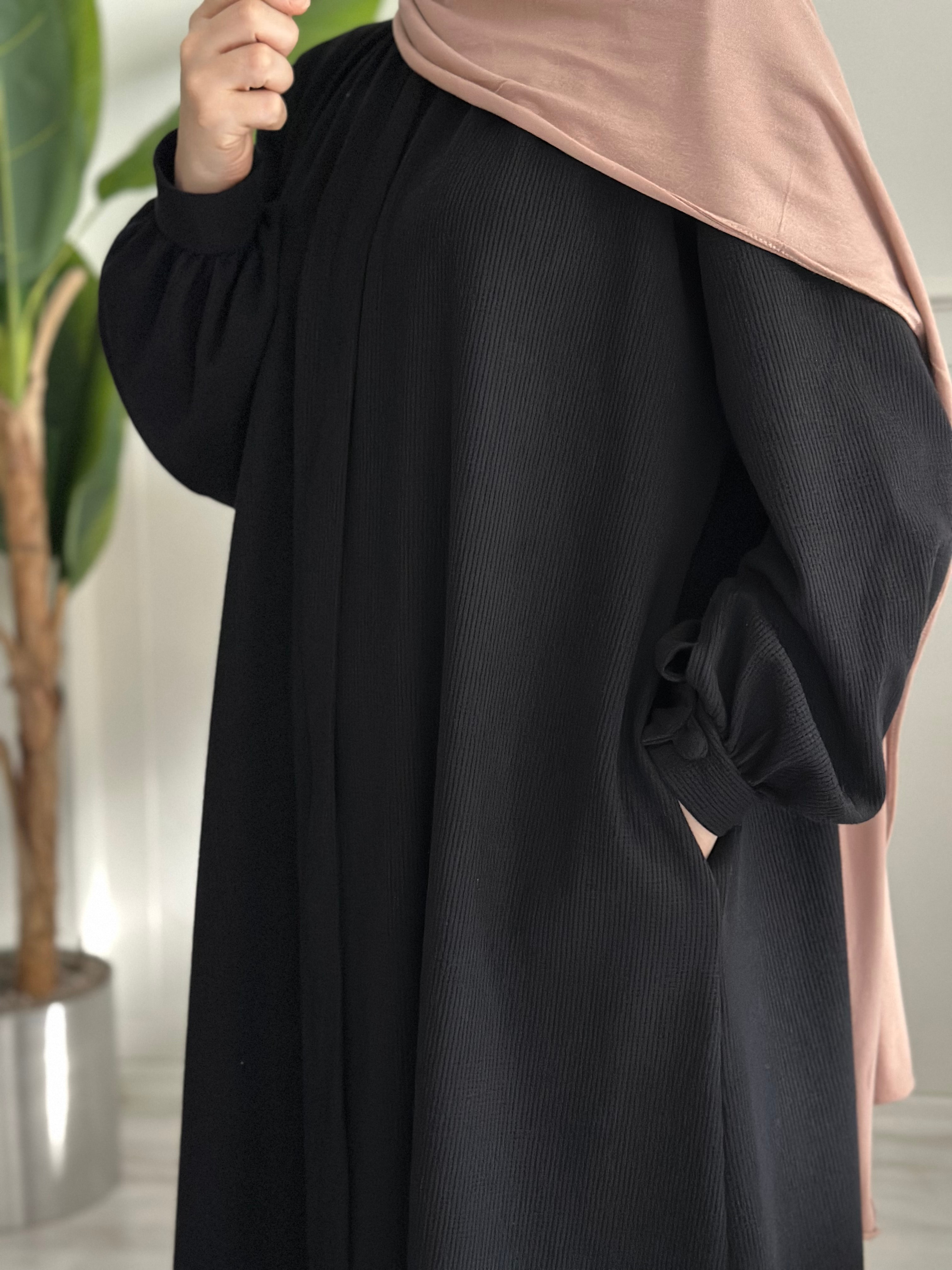 Liya triko ferace (siyah)