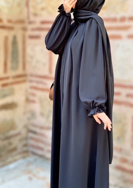 Hafsa ferace (siyah)