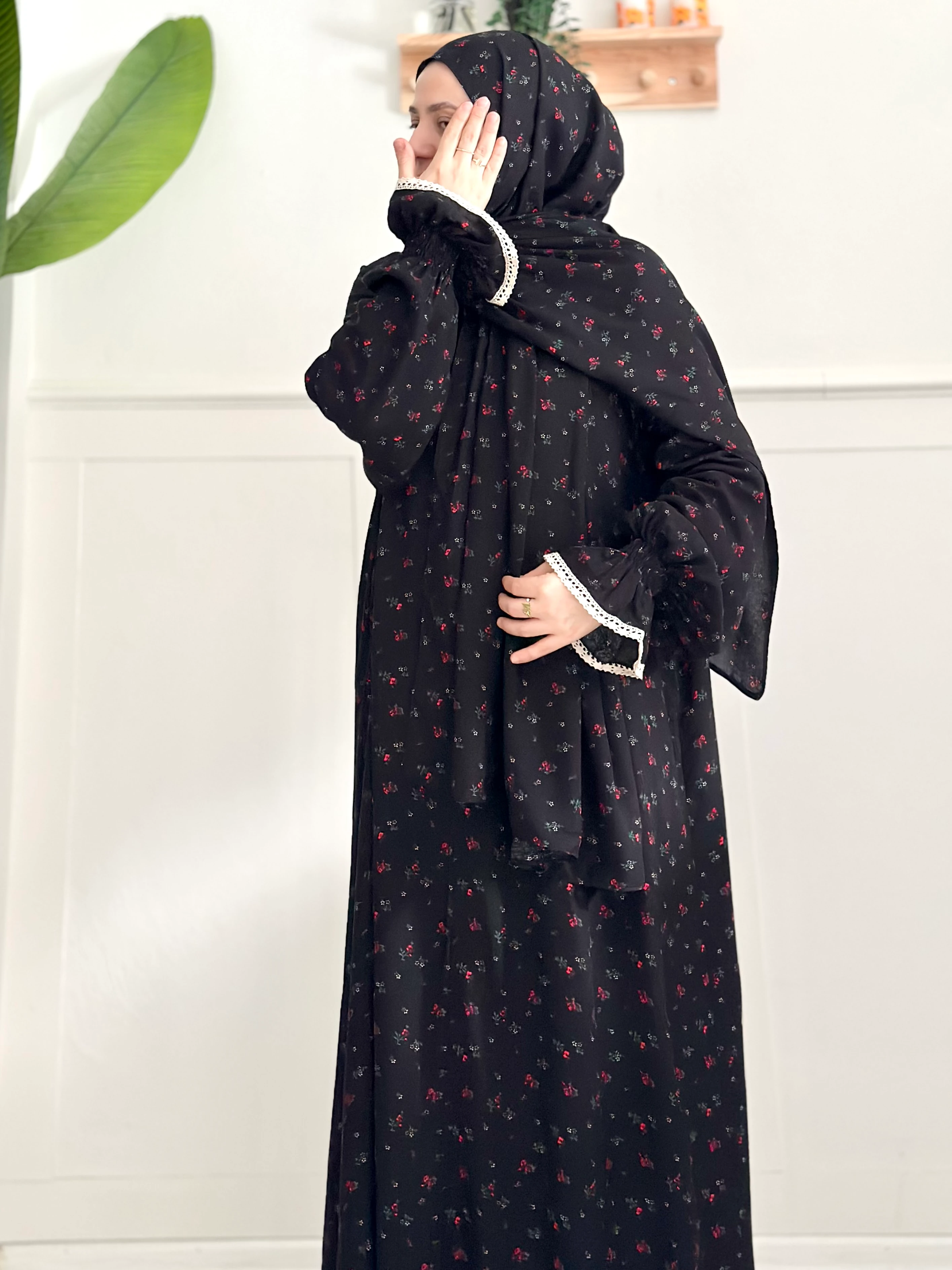 Namaz elbisesi (gül) 