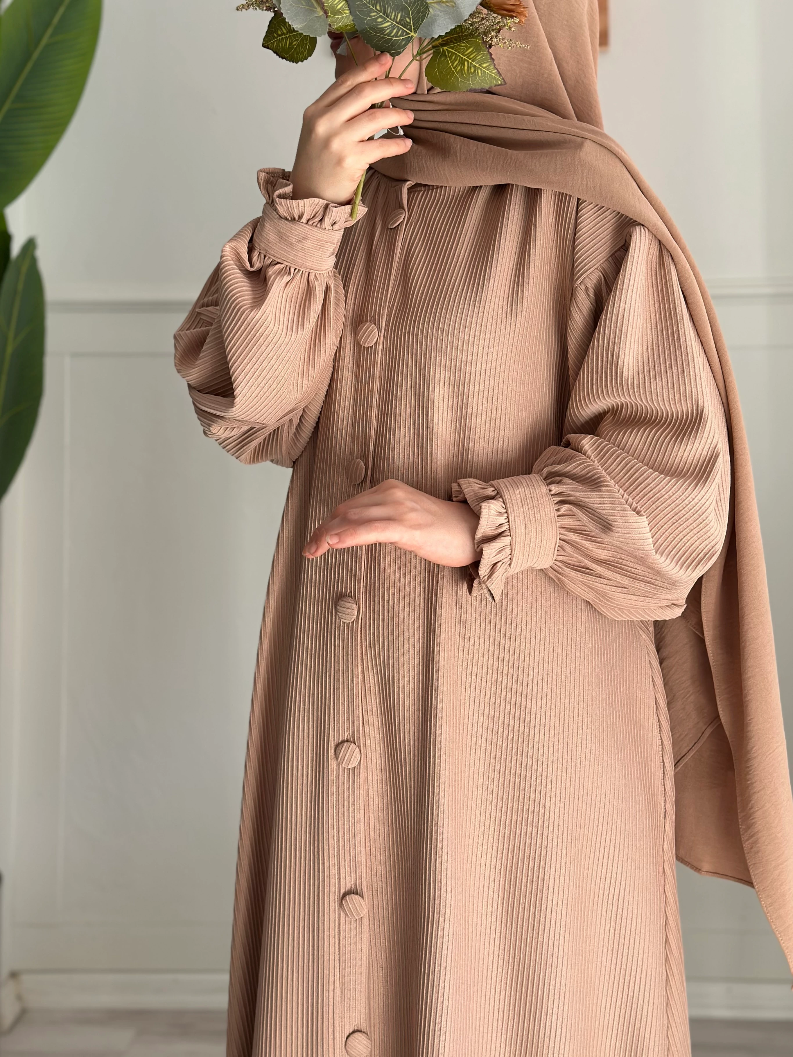 Ahu fitilli ferace (bej)