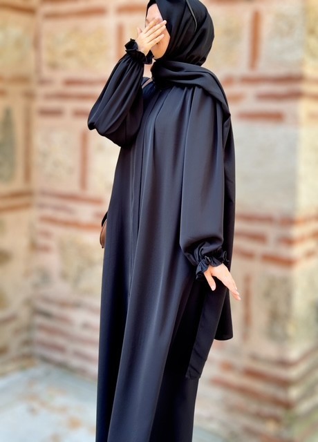 Hafsa ferace (siyah)