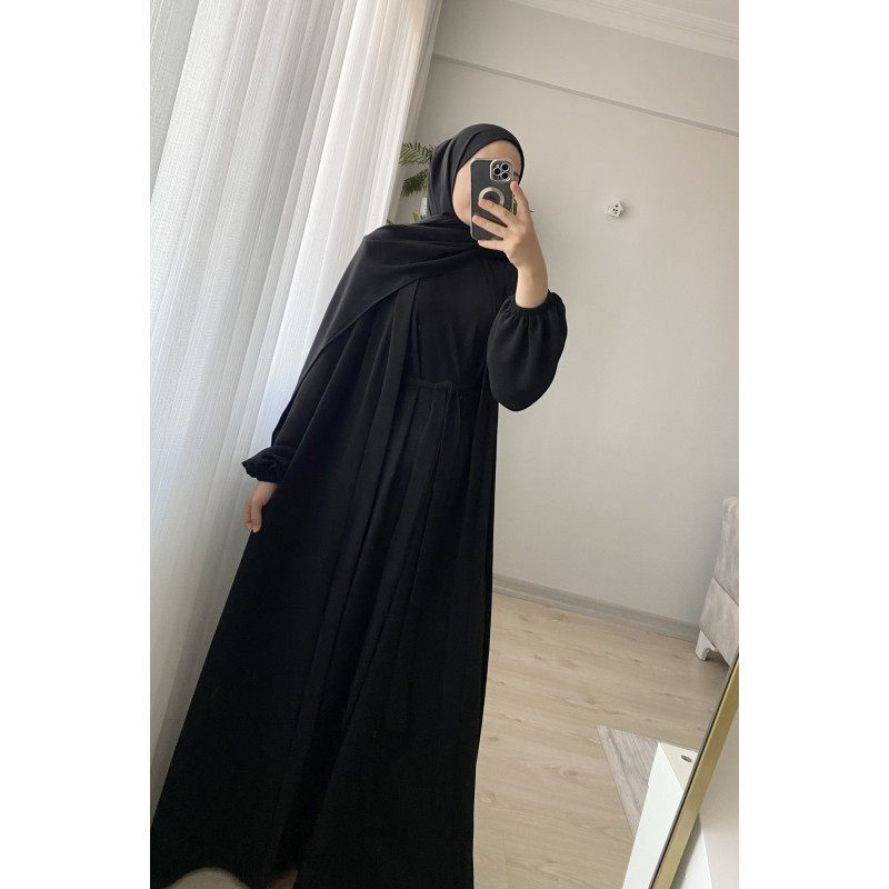 Aksa Abaya takım (siyah)