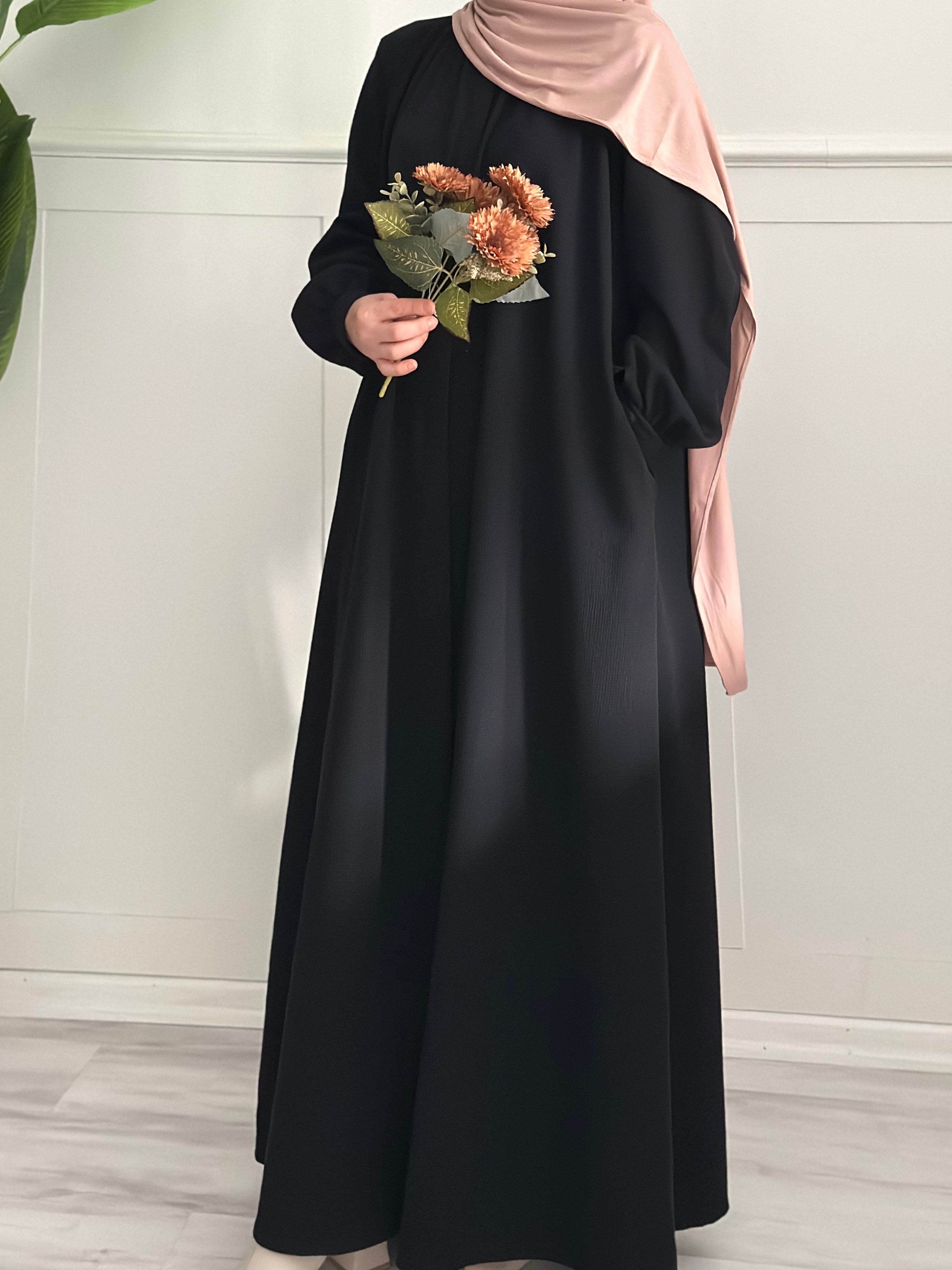 Liya triko ferace (siyah)