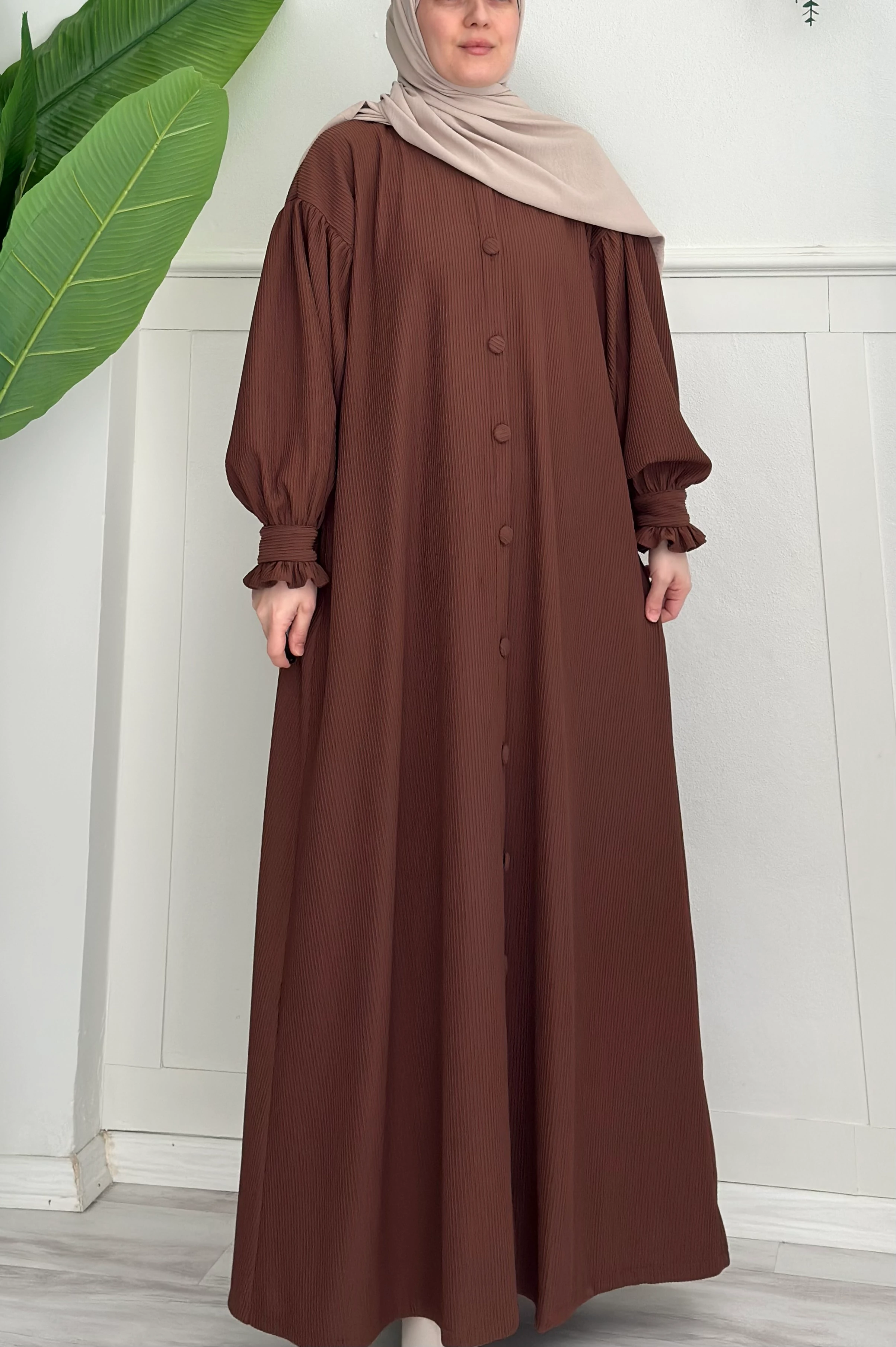  Ahu fitilli ferace (kahve) 