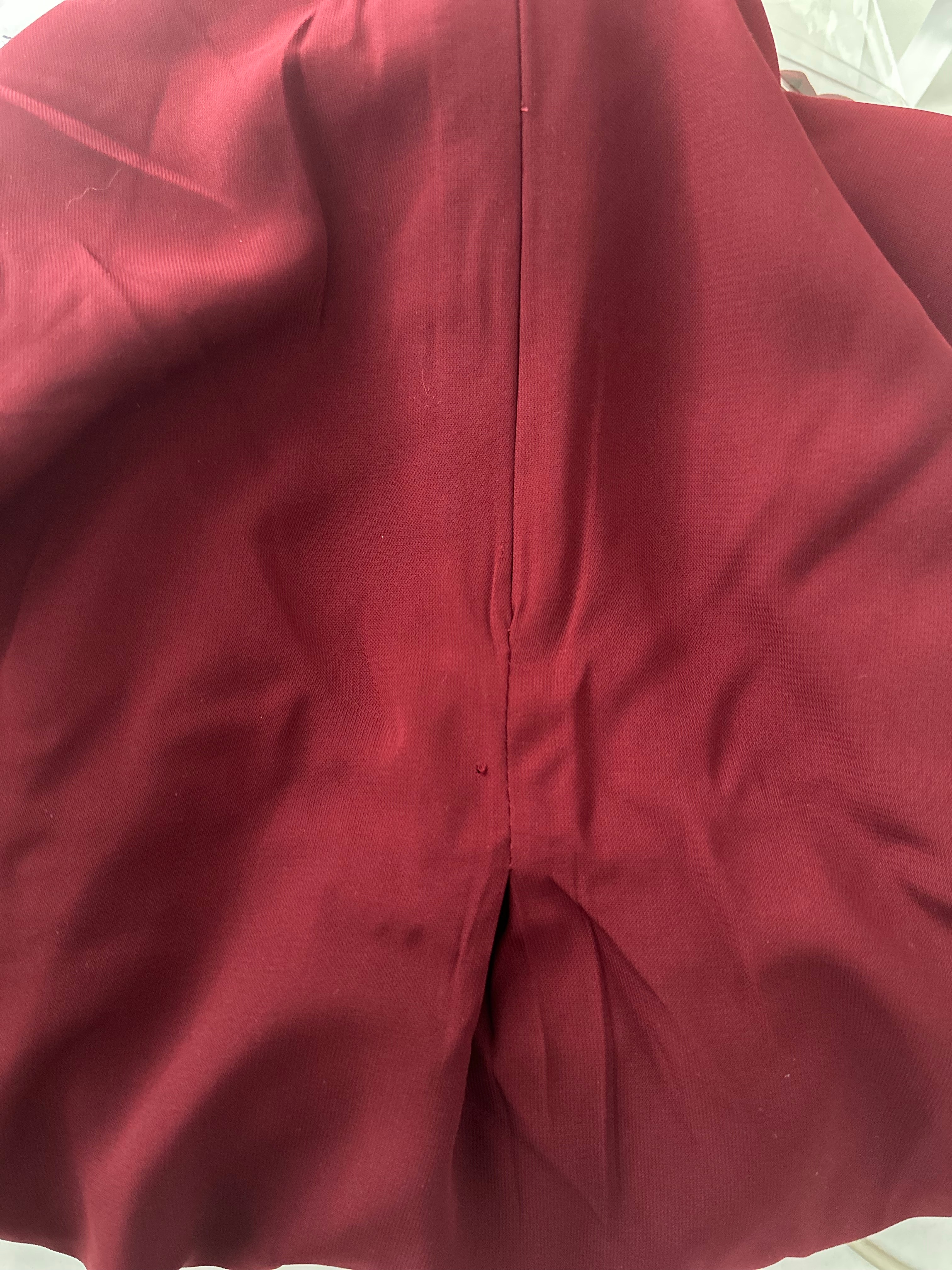 Meva elbise (bordo) 