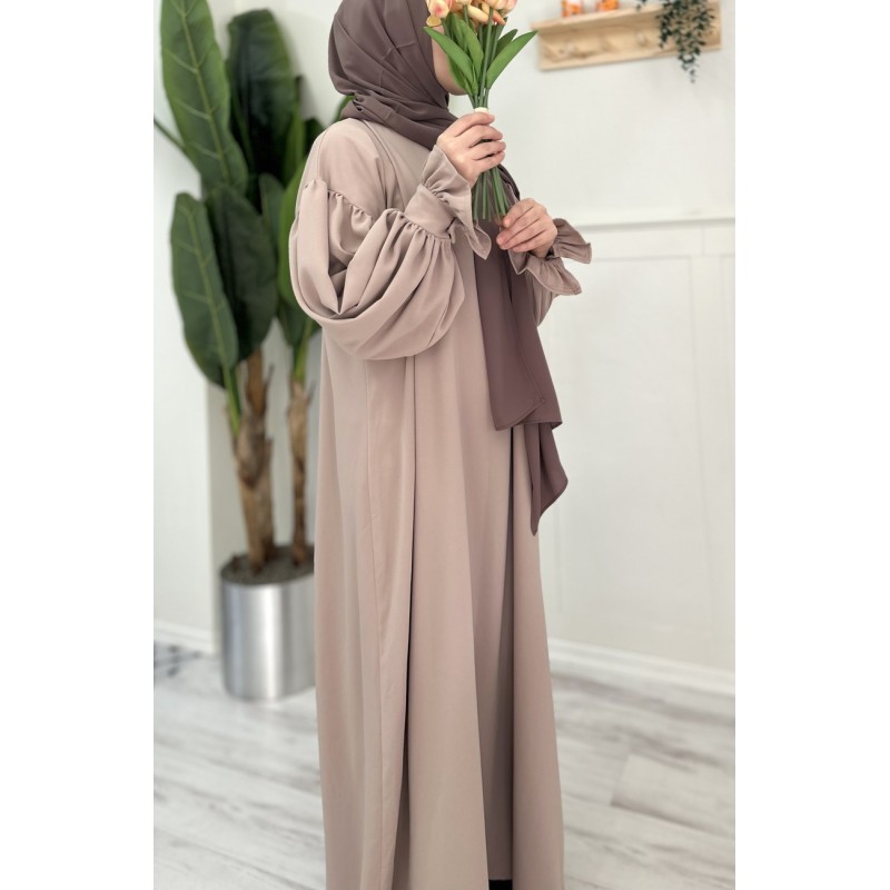 MİHRİMAH ELBİSE (nude vizon)
