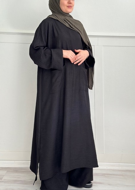 hijab takım (siyah)