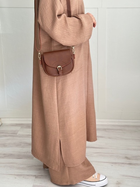 Hijab takım (sütlü kahve)