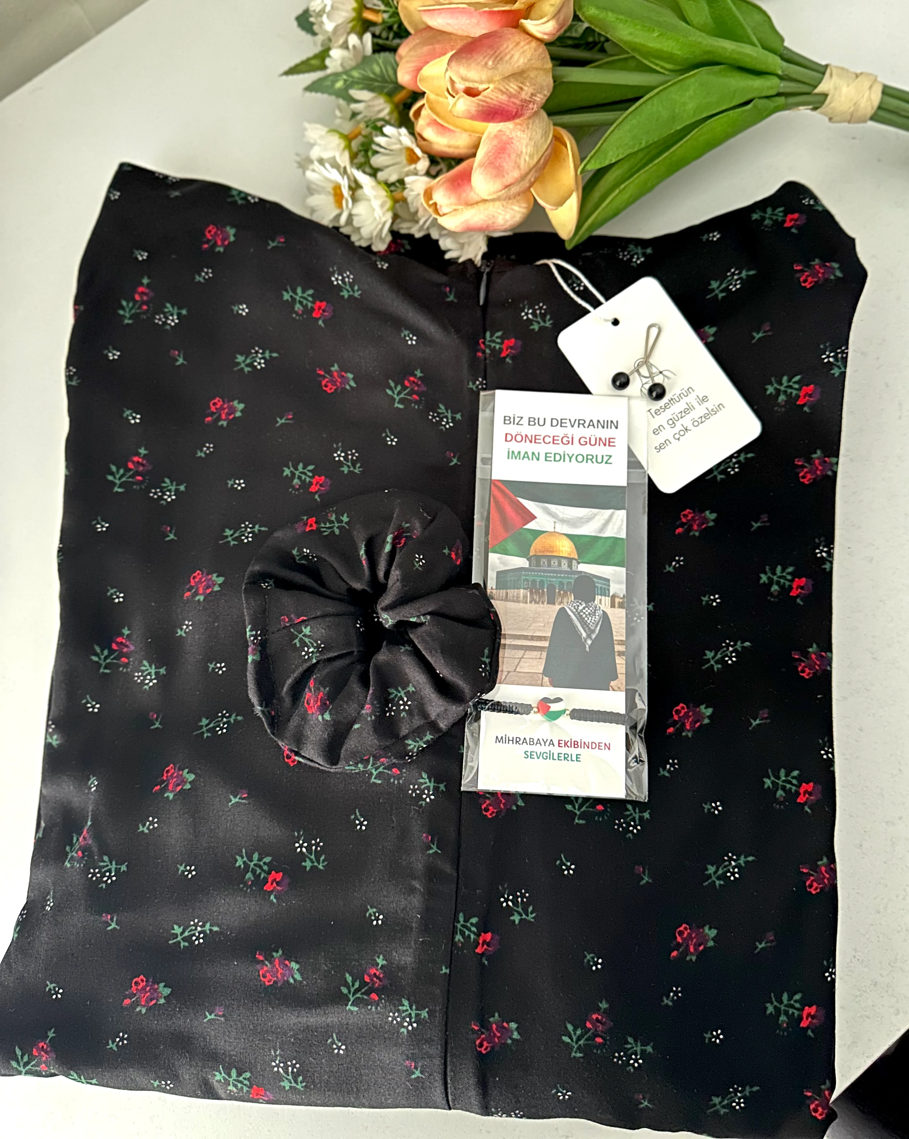 Namaz elbisesi (gül) 