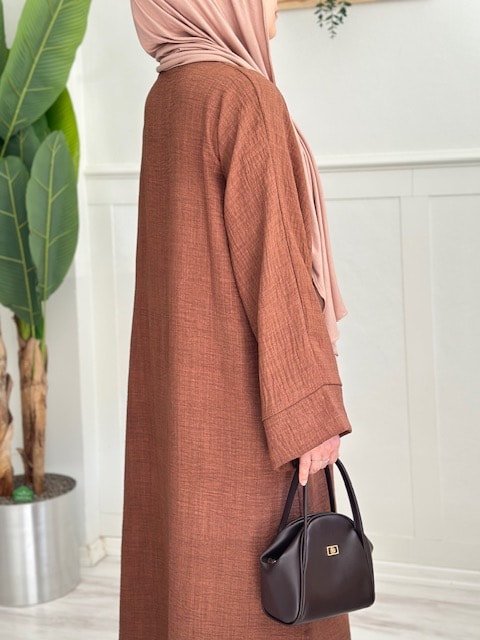 Hijab takım (kahve)