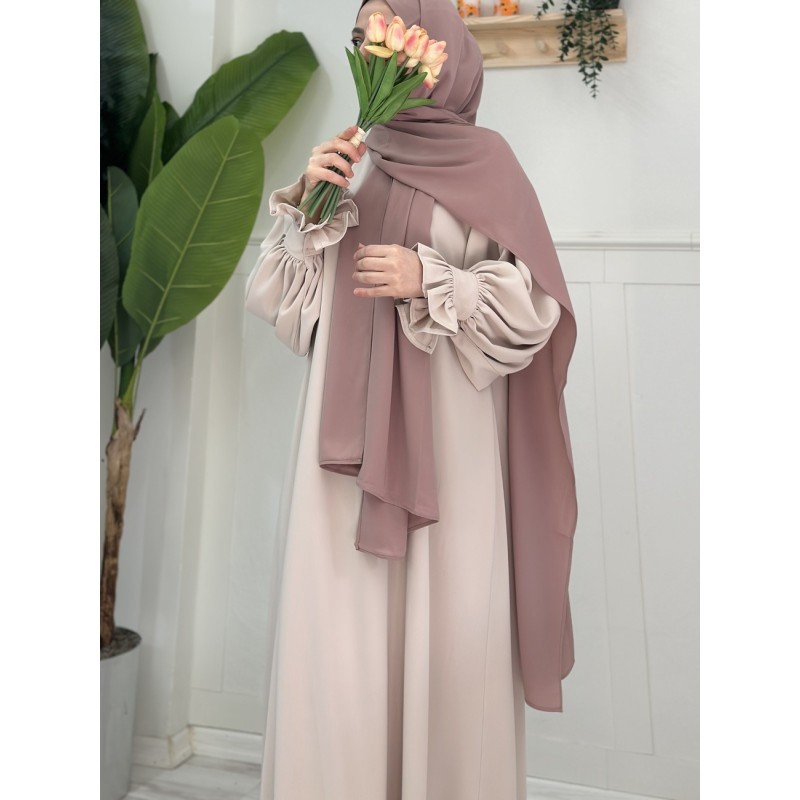MİHRİMAH ELBİSE (bej)