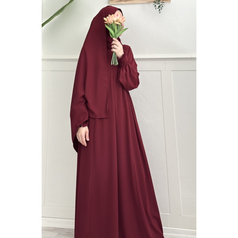 Meva elbise (bordo)
