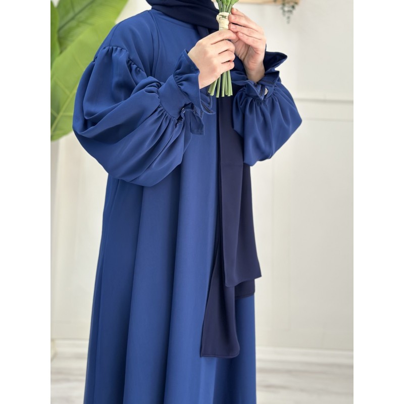 MİHRİMAH ELBİSE (indigo)