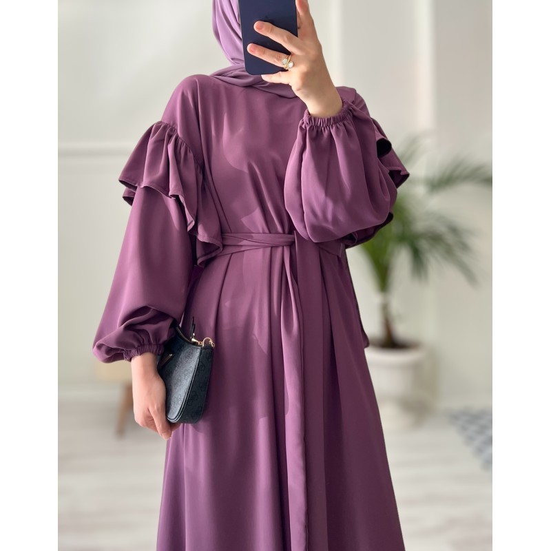 AÇELYA ELBİSE (soft mor)