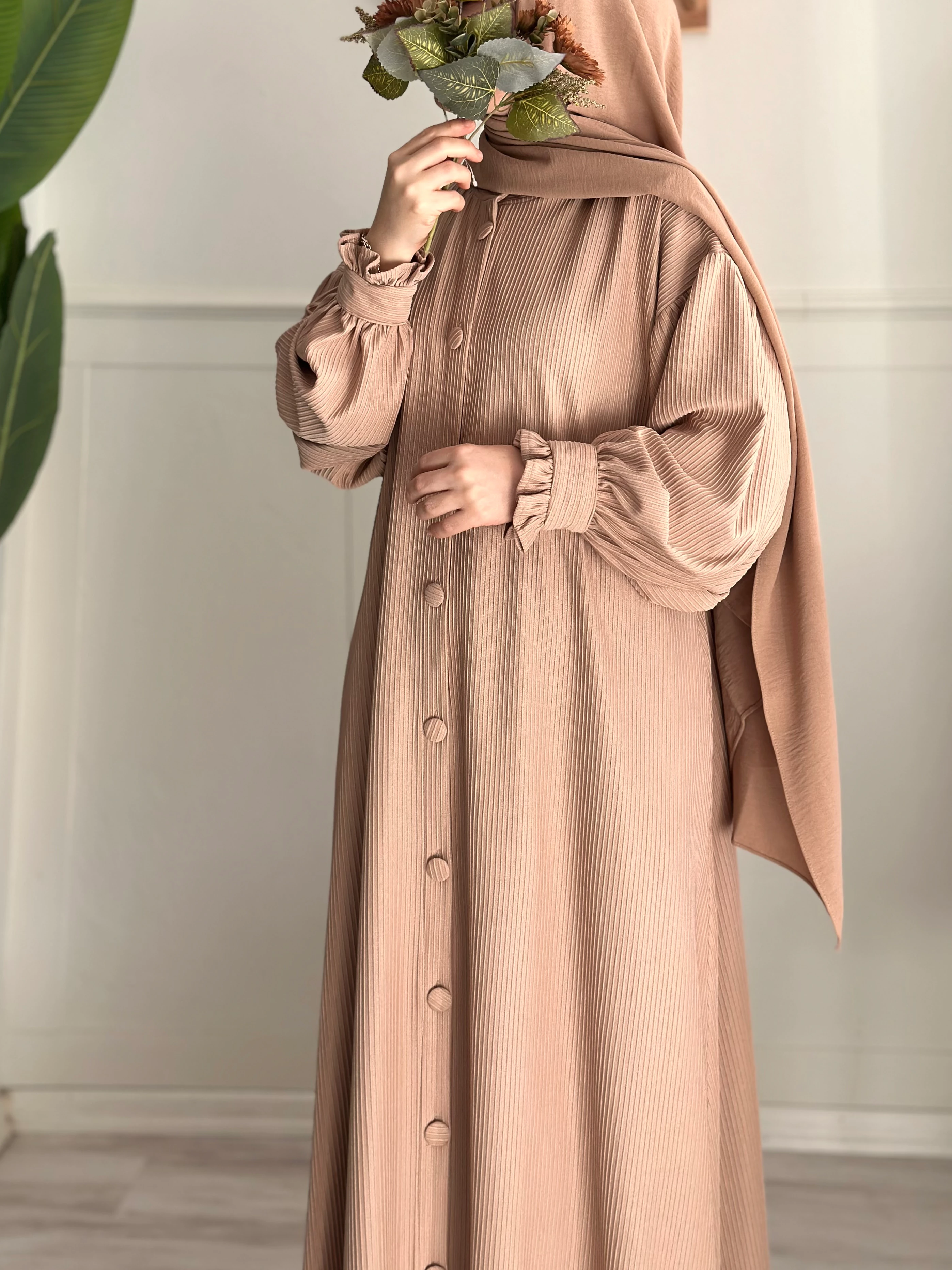 Ahu fitilli ferace (bej)