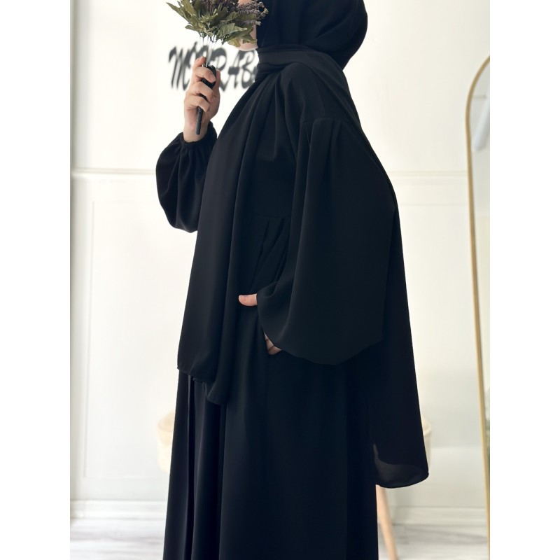 NARİN FERACE (SİYAH)