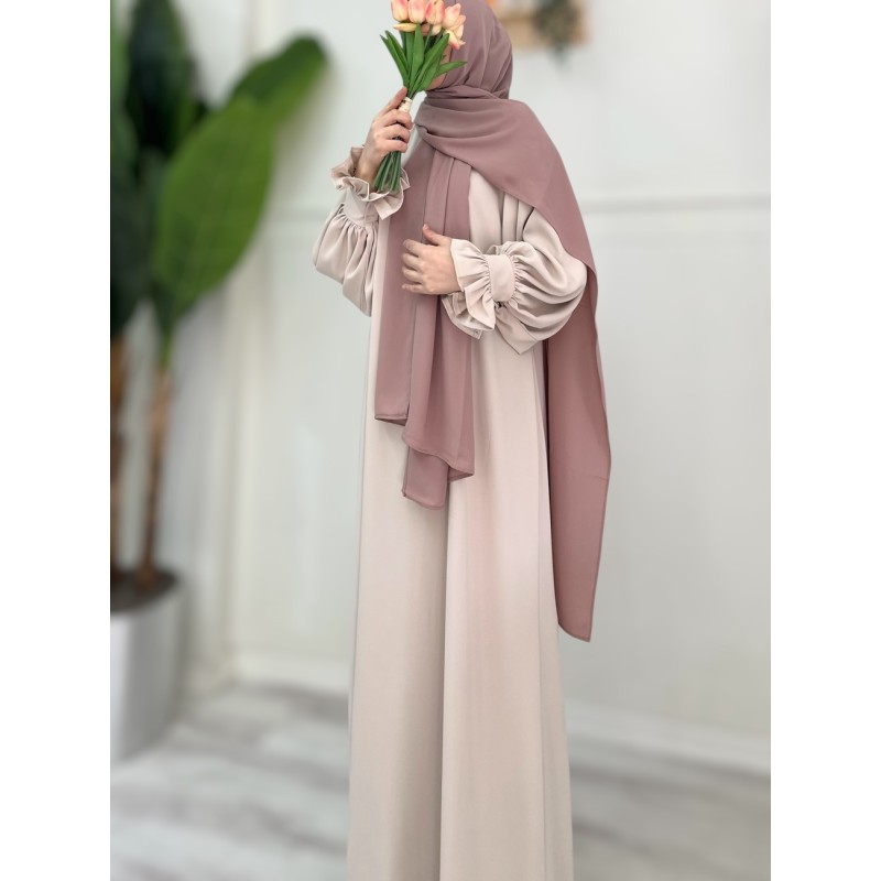 MİHRİMAH ELBİSE (bej)