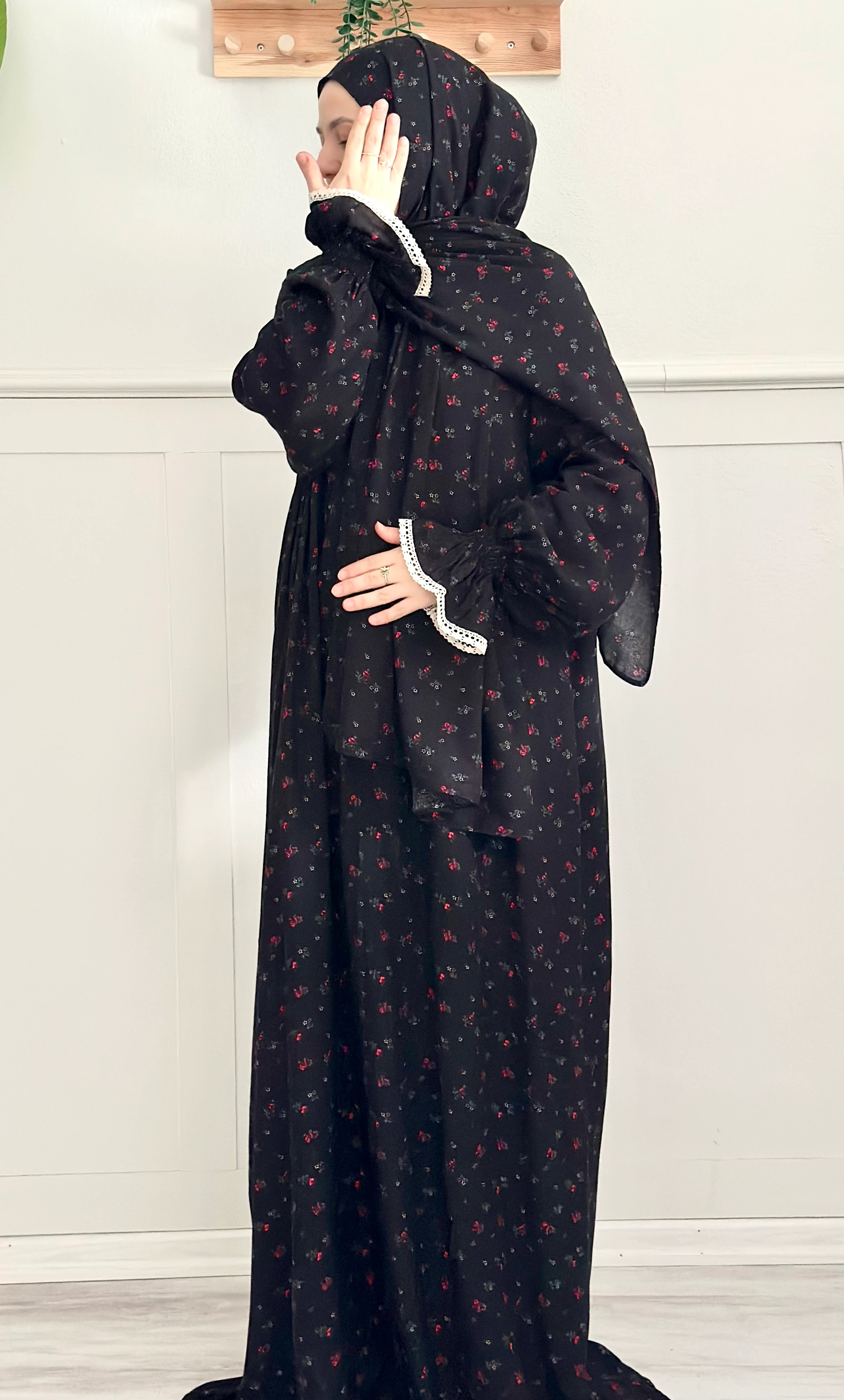 Namaz elbisesi (gül) 