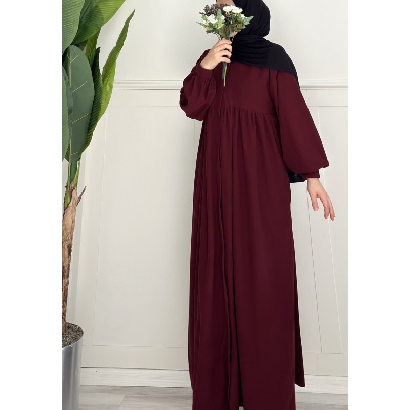 Aişe triko ferace (bordo)